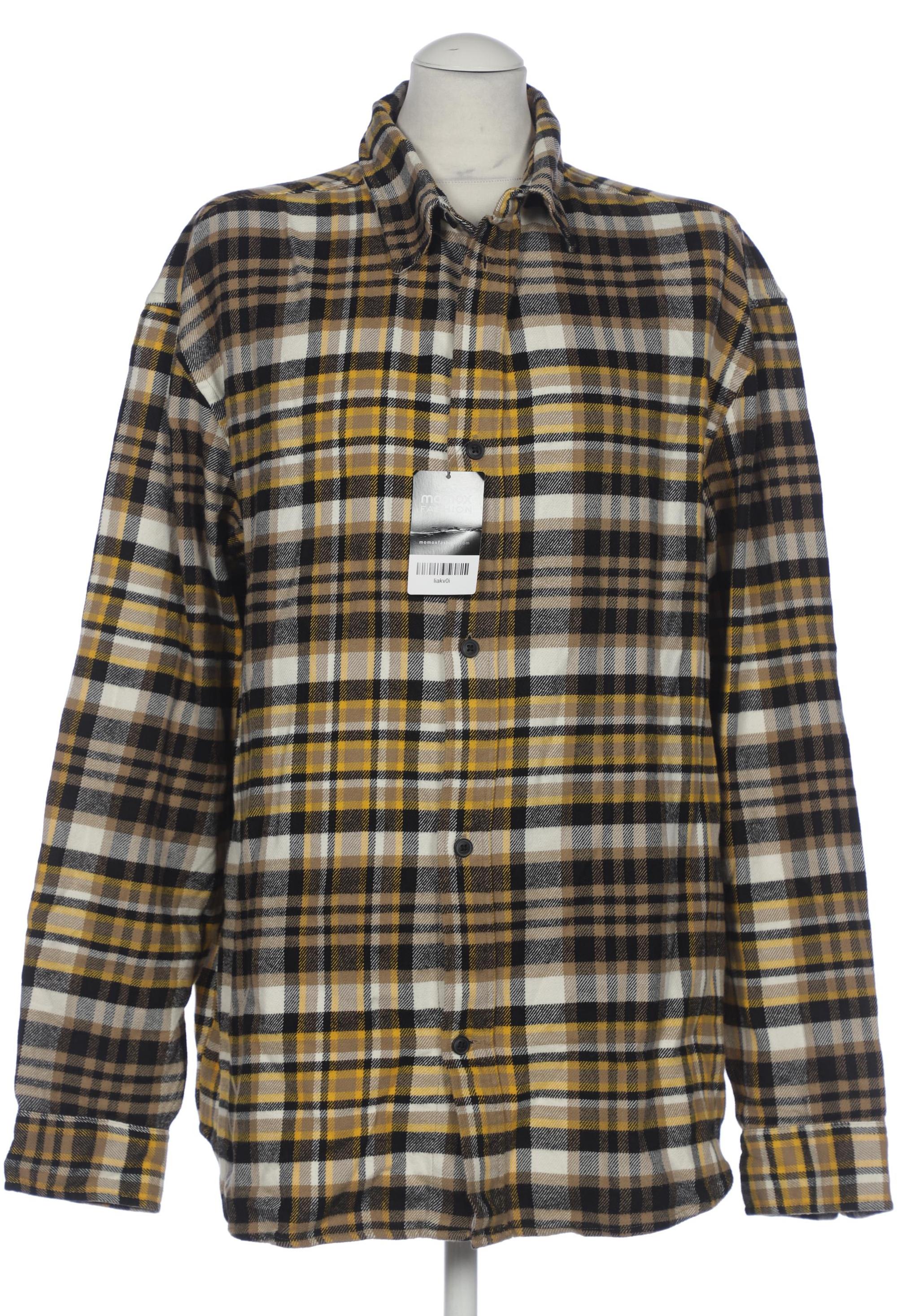 

H&M Herren Hemd, gelb, Gr. 52