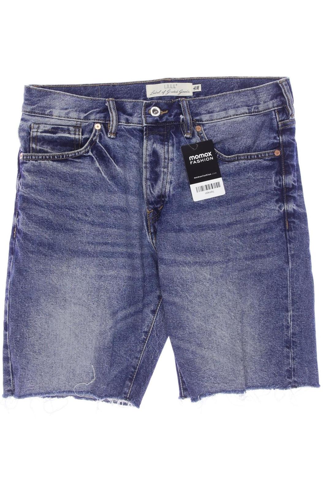 

H&M Herren Shorts, blau, Gr. 31