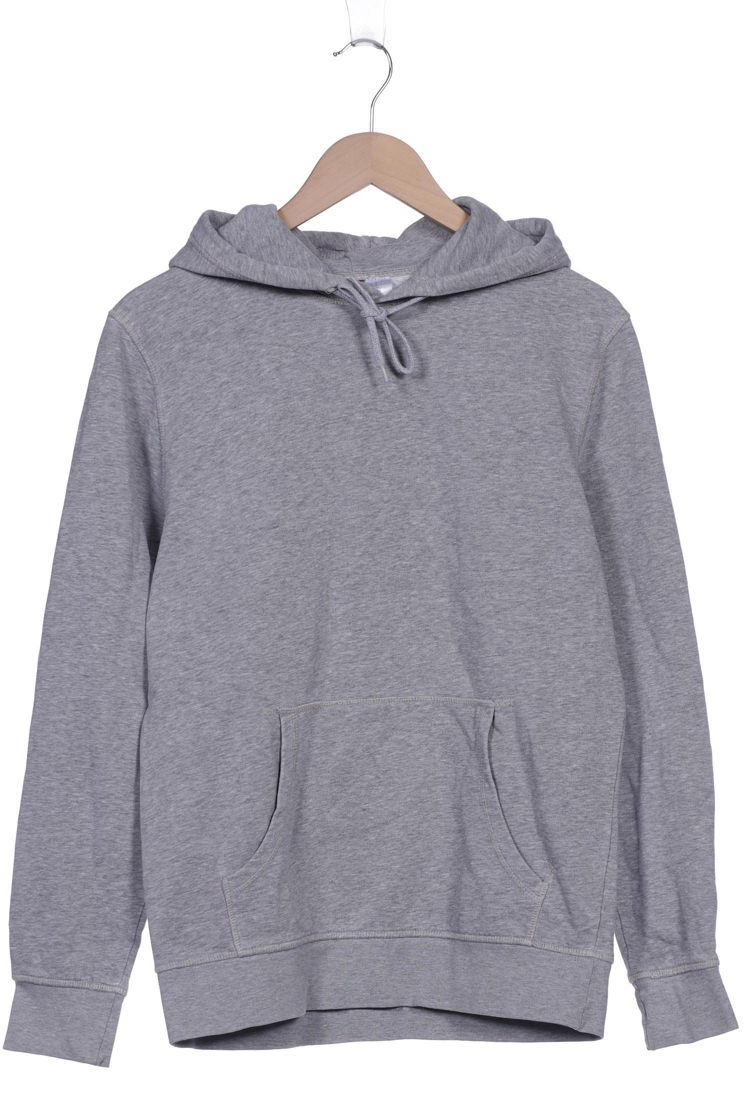 

H&M Herren Kapuzenpullover, grau, Gr. 46