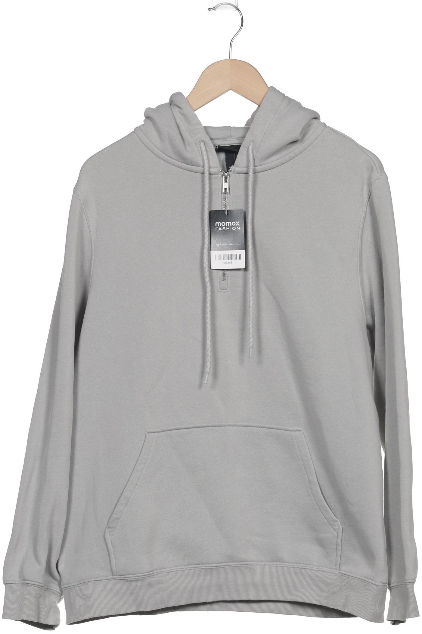 

H&M Herren Kapuzenpullover, grau, Gr. 52