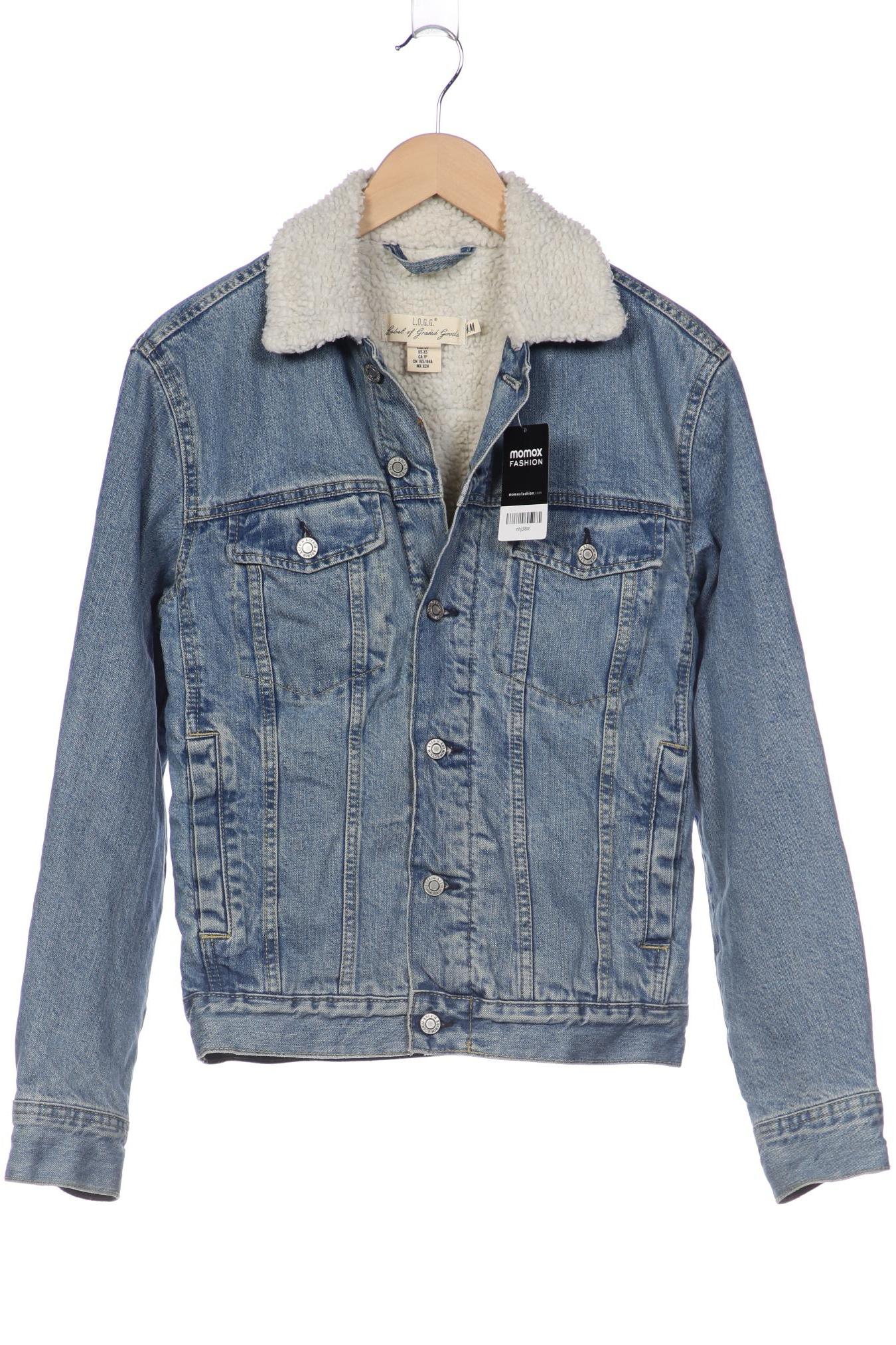 

H&M Herren Jacke, blau, Gr. 44