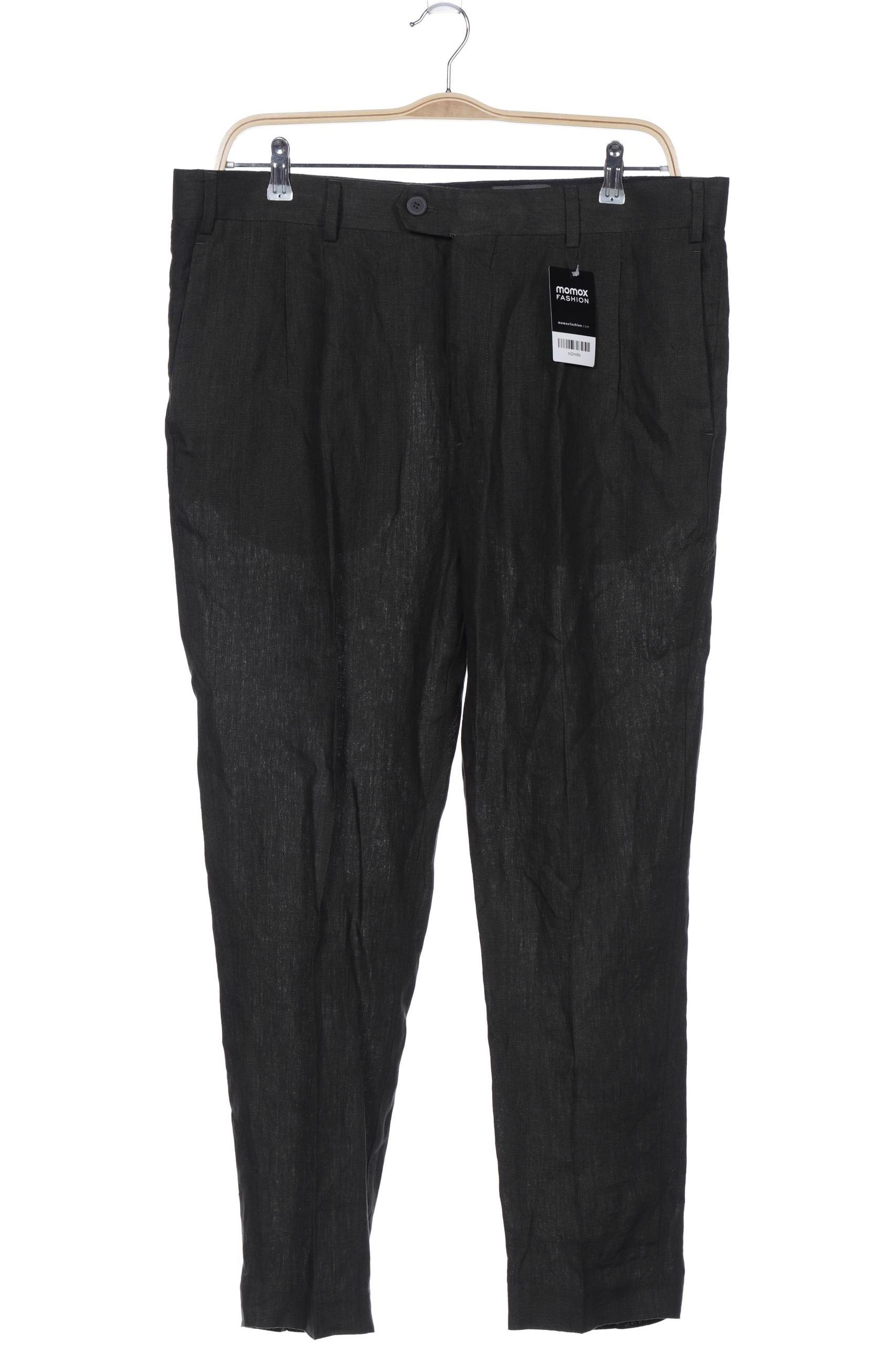 

H&M Herren Stoffhose, grün, Gr. 58