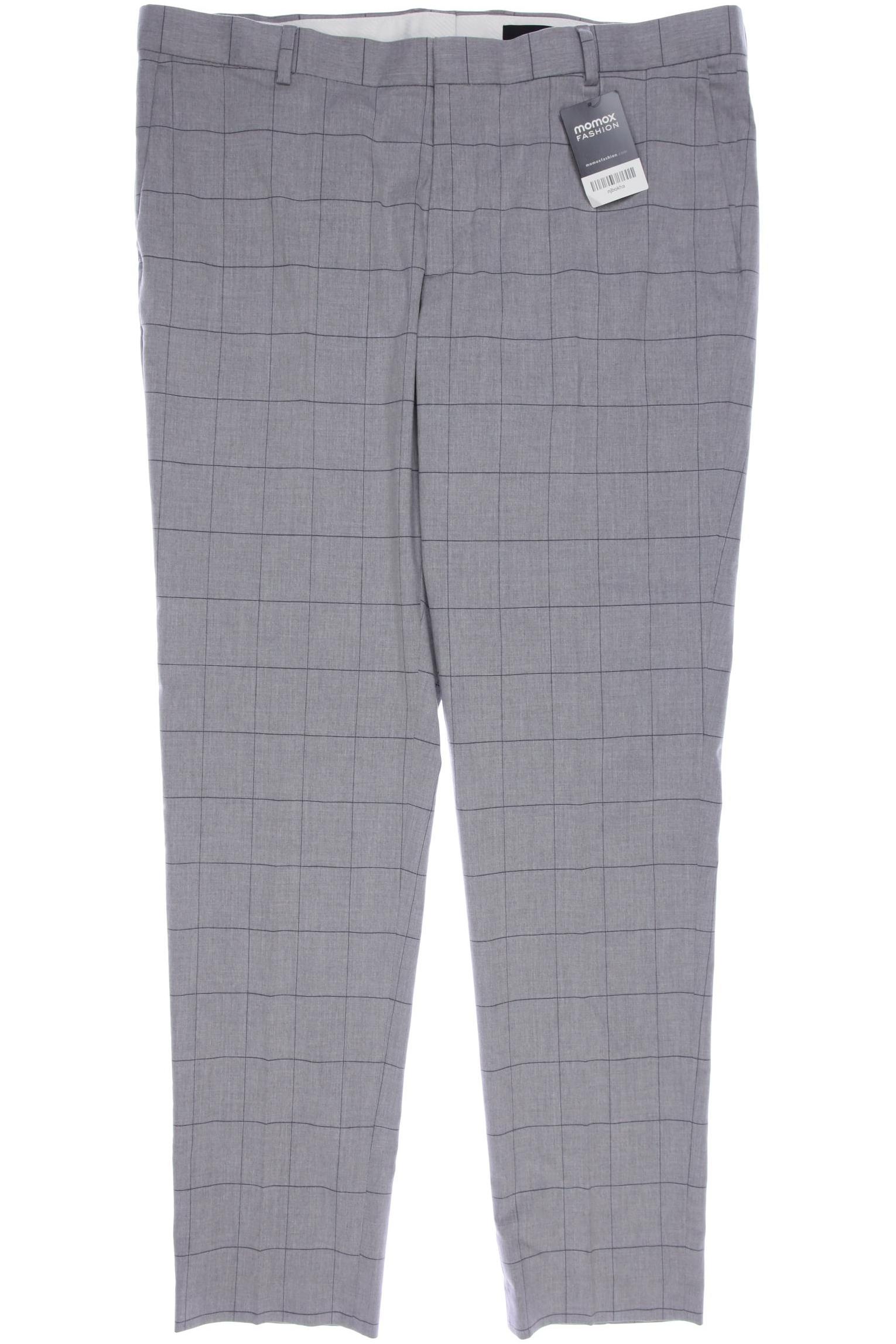 

H&M Herren Stoffhose, grau, Gr. 58