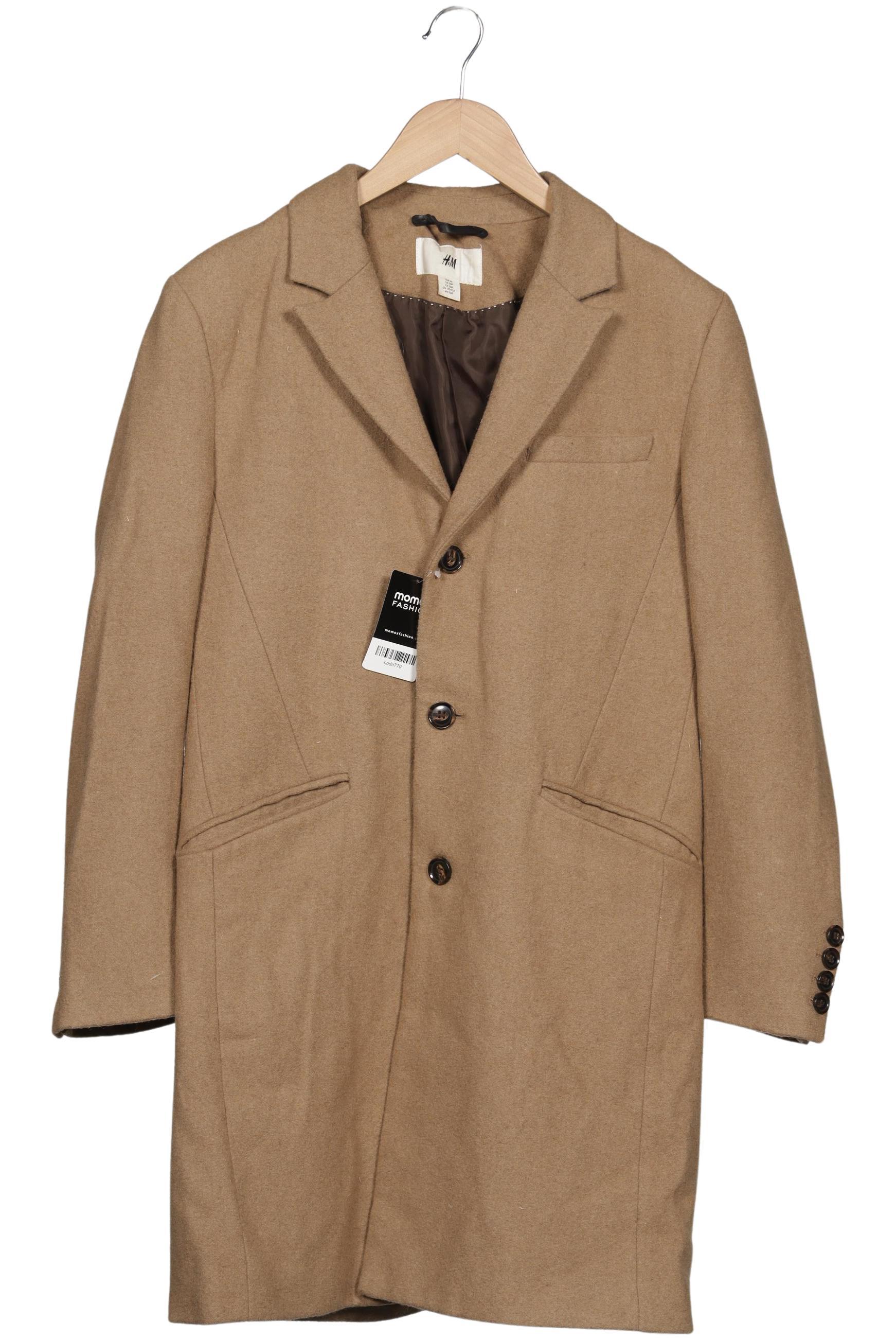 

H&M Herren Mantel, beige, Gr. 46