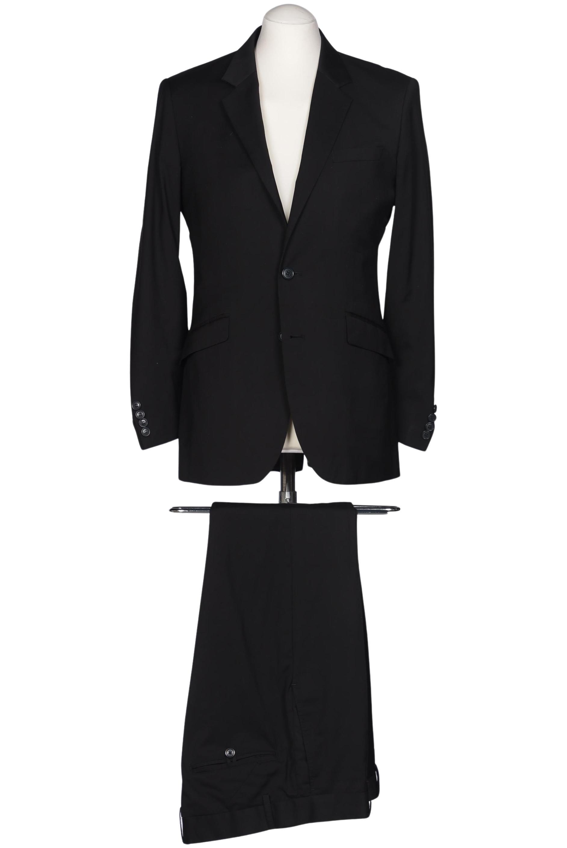 

H&M Herren Anzug, schwarz, Gr. 46