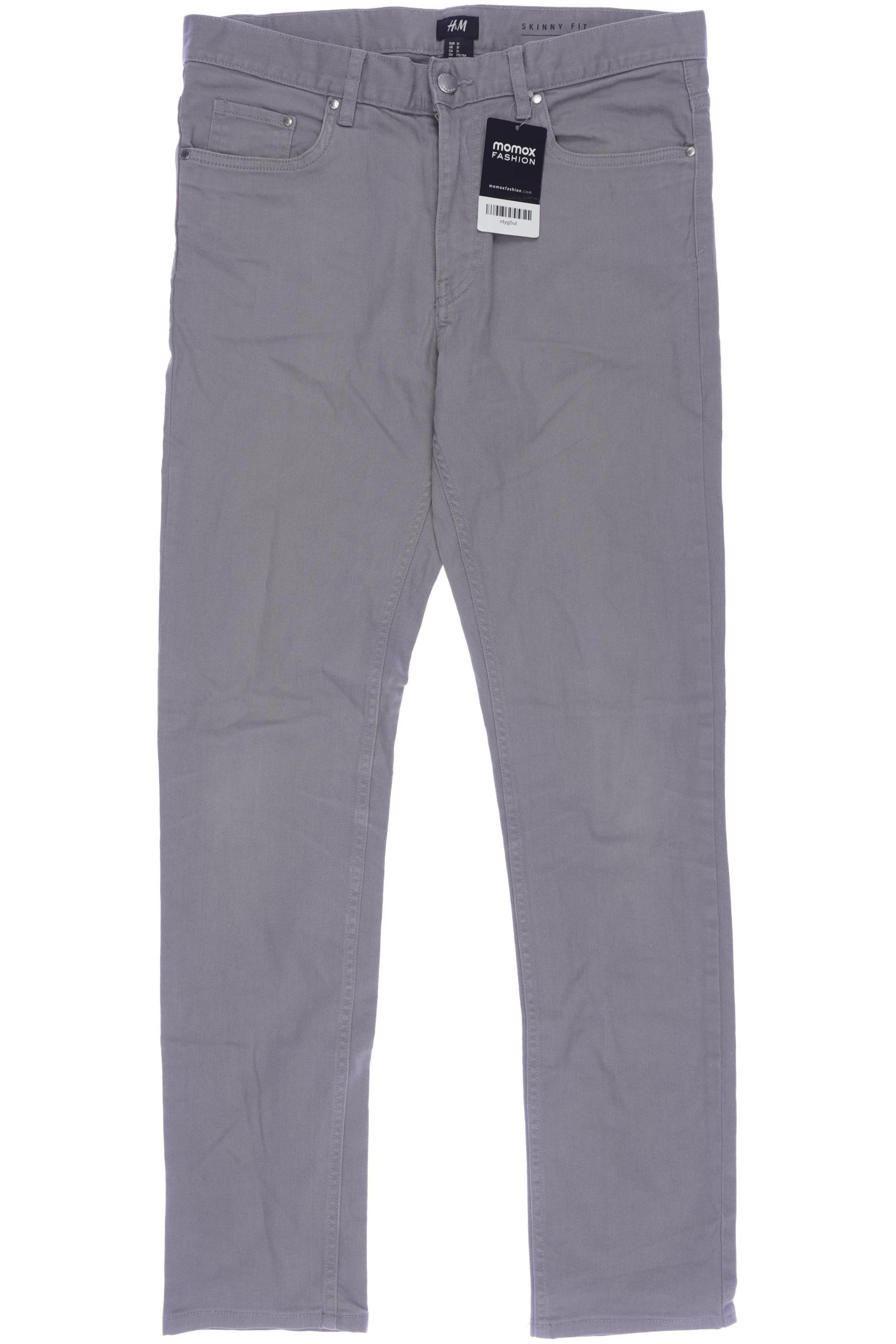 

H&M Herren Jeans, grau, Gr. 31