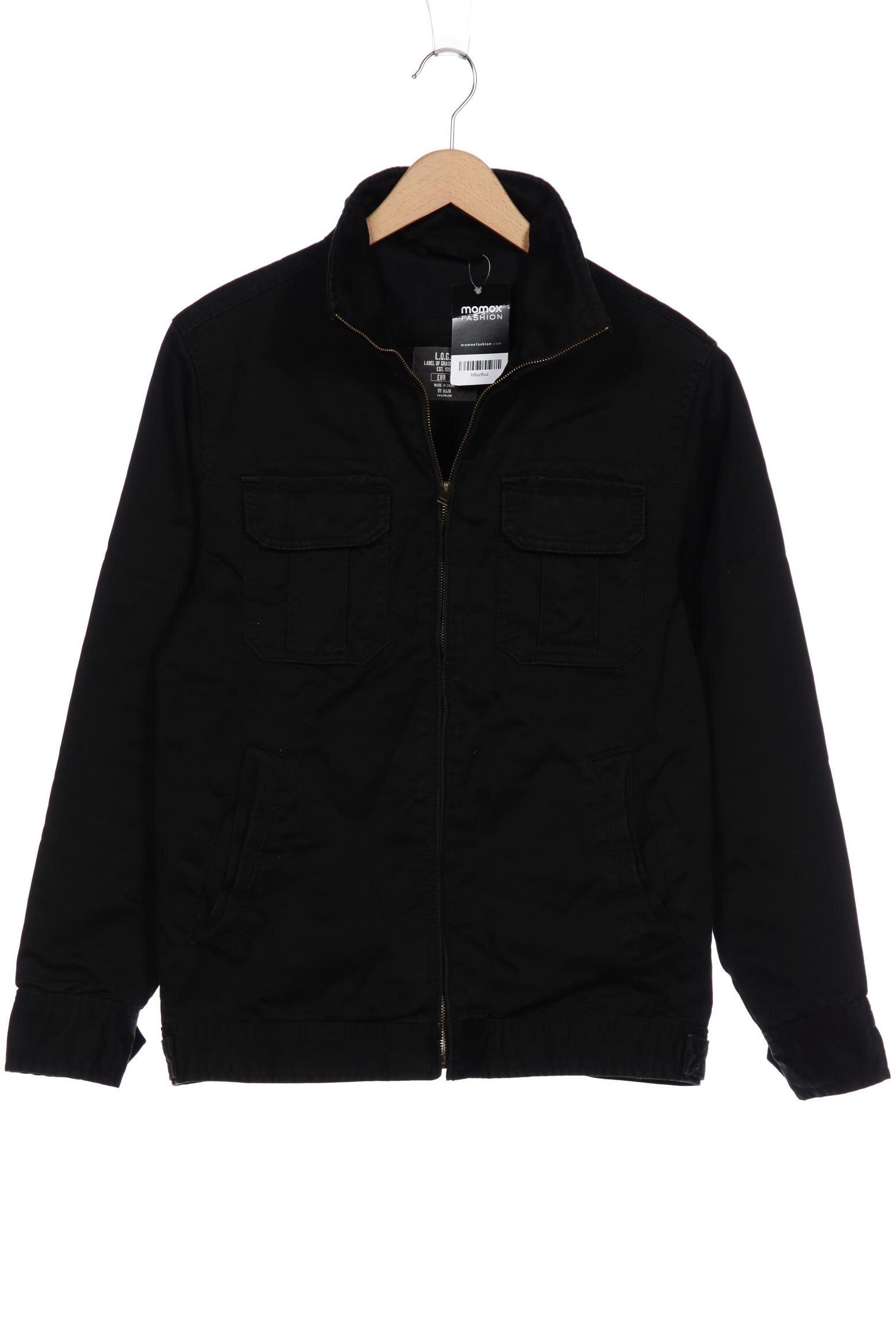 

H&M Herren Jacke, schwarz, Gr. 46