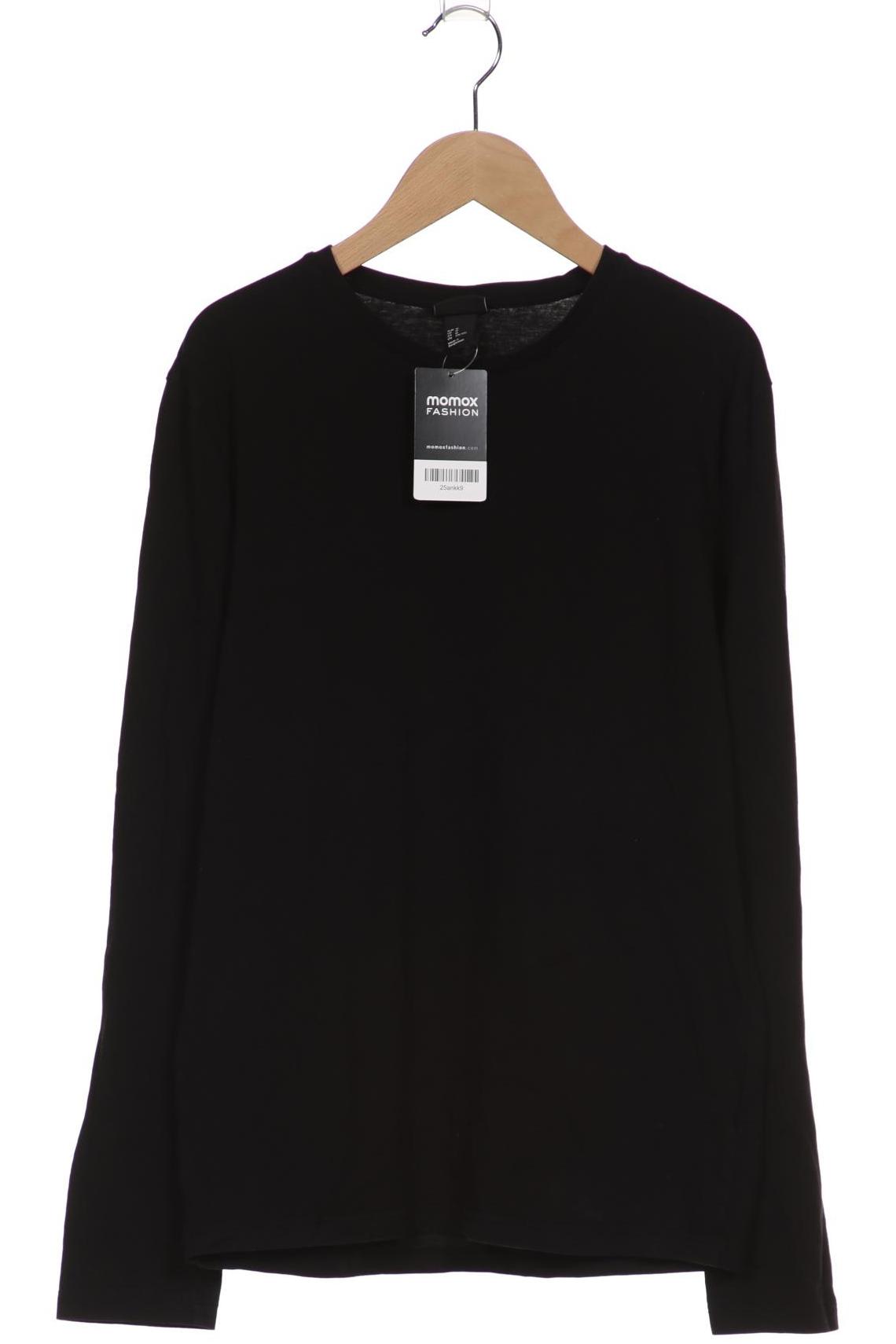 

H&M Herren Langarmshirt, schwarz