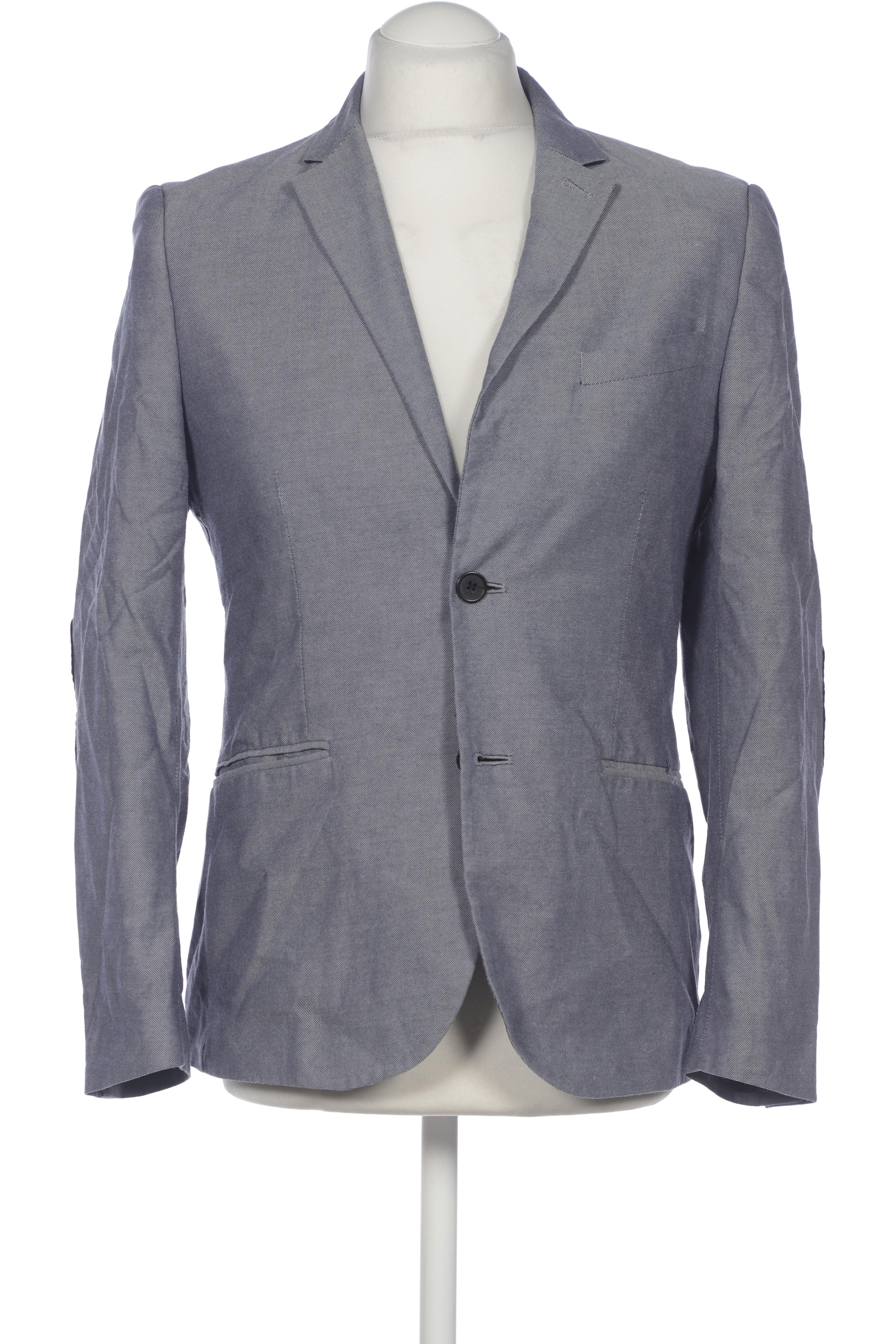 

H&M Herren Sakko, blau, Gr. 48