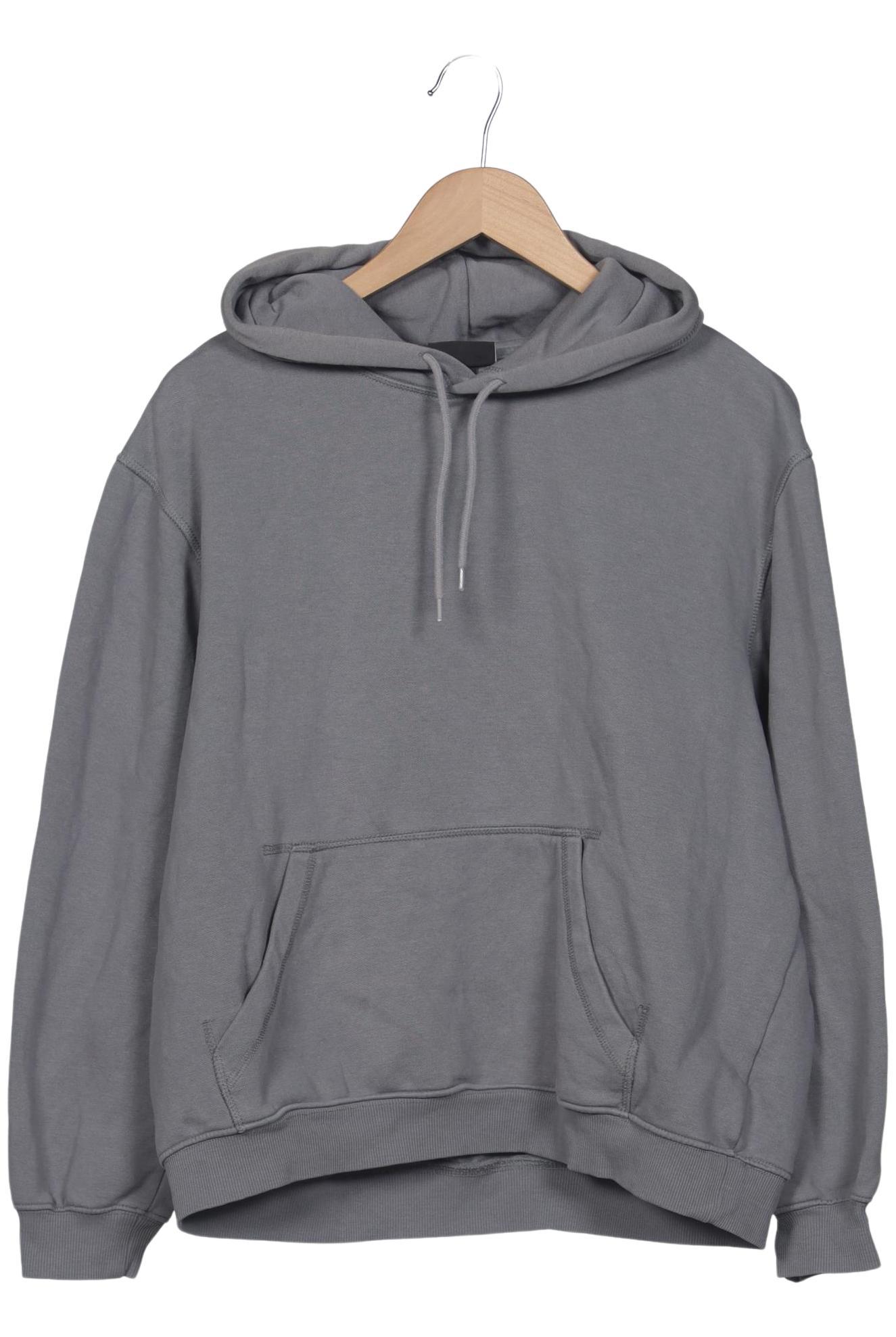 

H&M Herren Kapuzenpullover, grau, Gr. 52