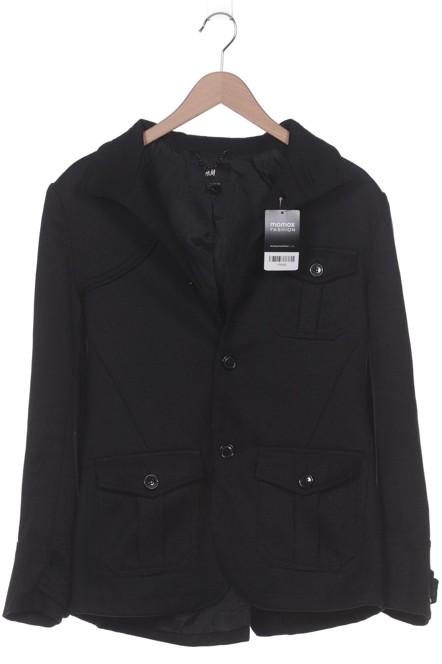 

H&M Herren Jacke, schwarz, Gr. 48