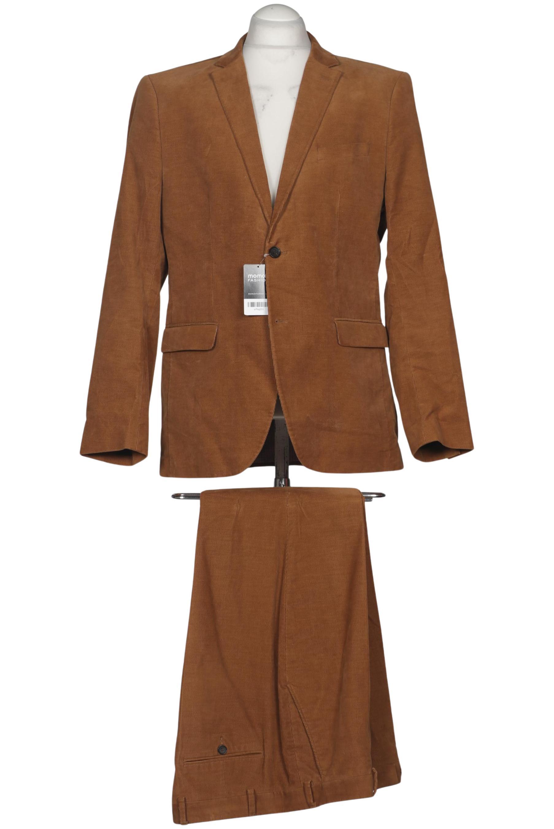 

H&M Herren Anzug, braun, Gr. 56