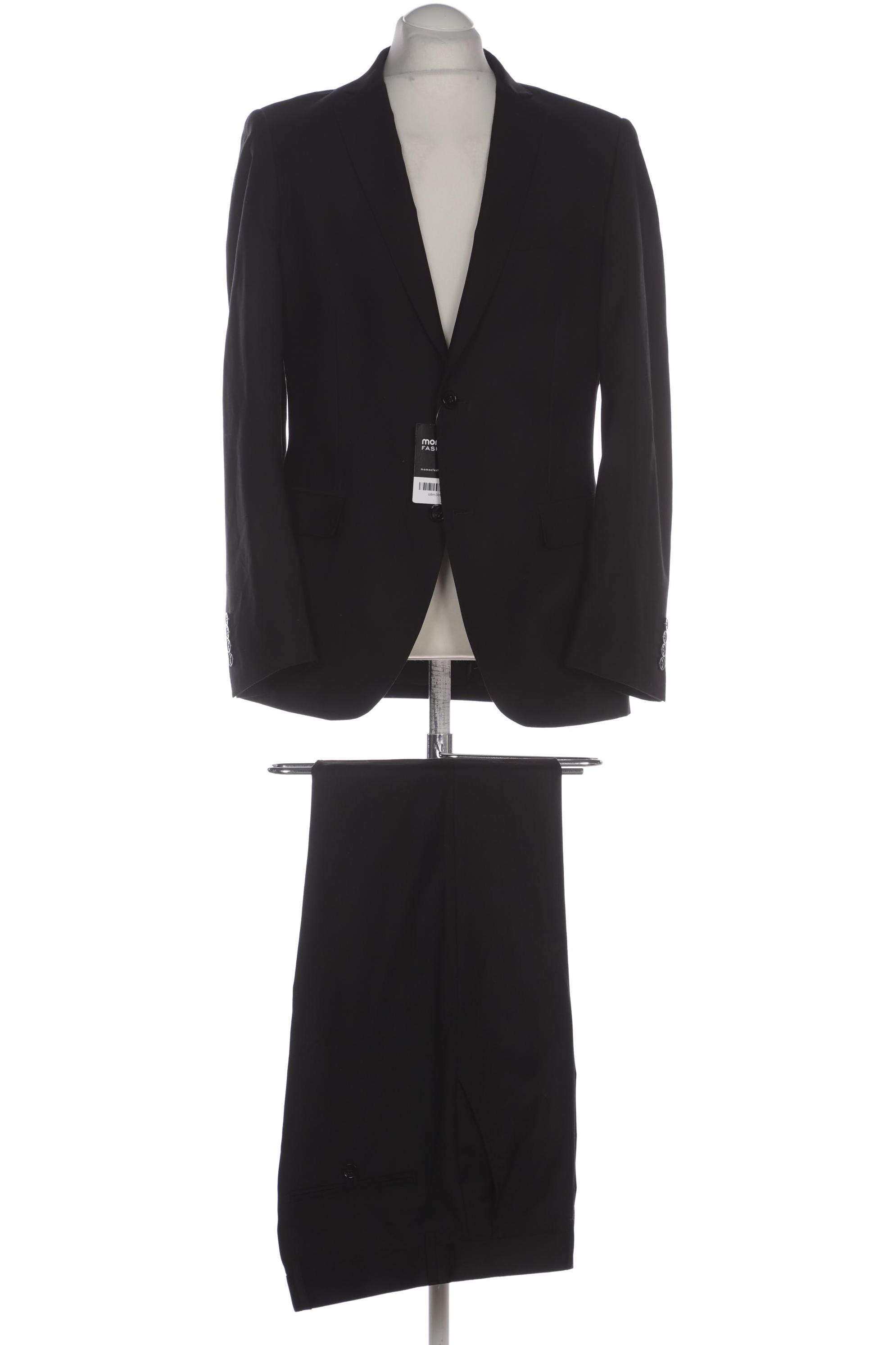 

H&M Herren Anzug, schwarz, Gr. 52