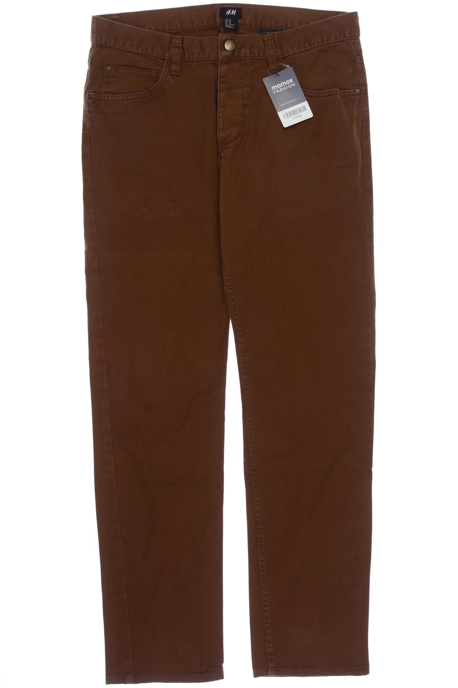 

H&M Herren Stoffhose, braun, Gr. 32
