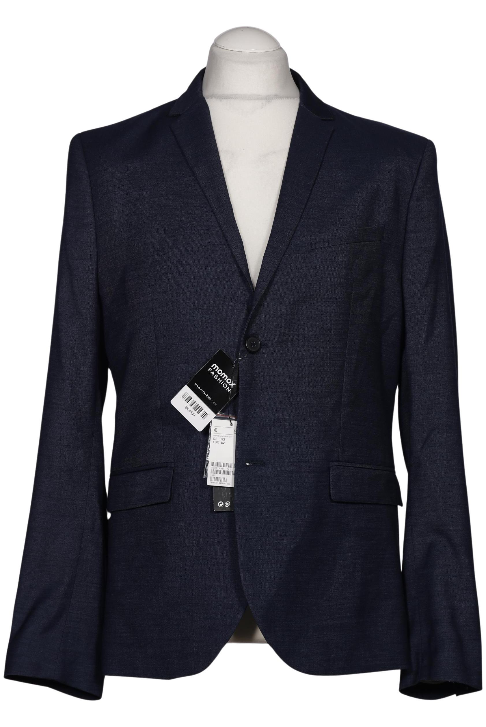 

H&M Herren Sakko, marineblau, Gr. 52