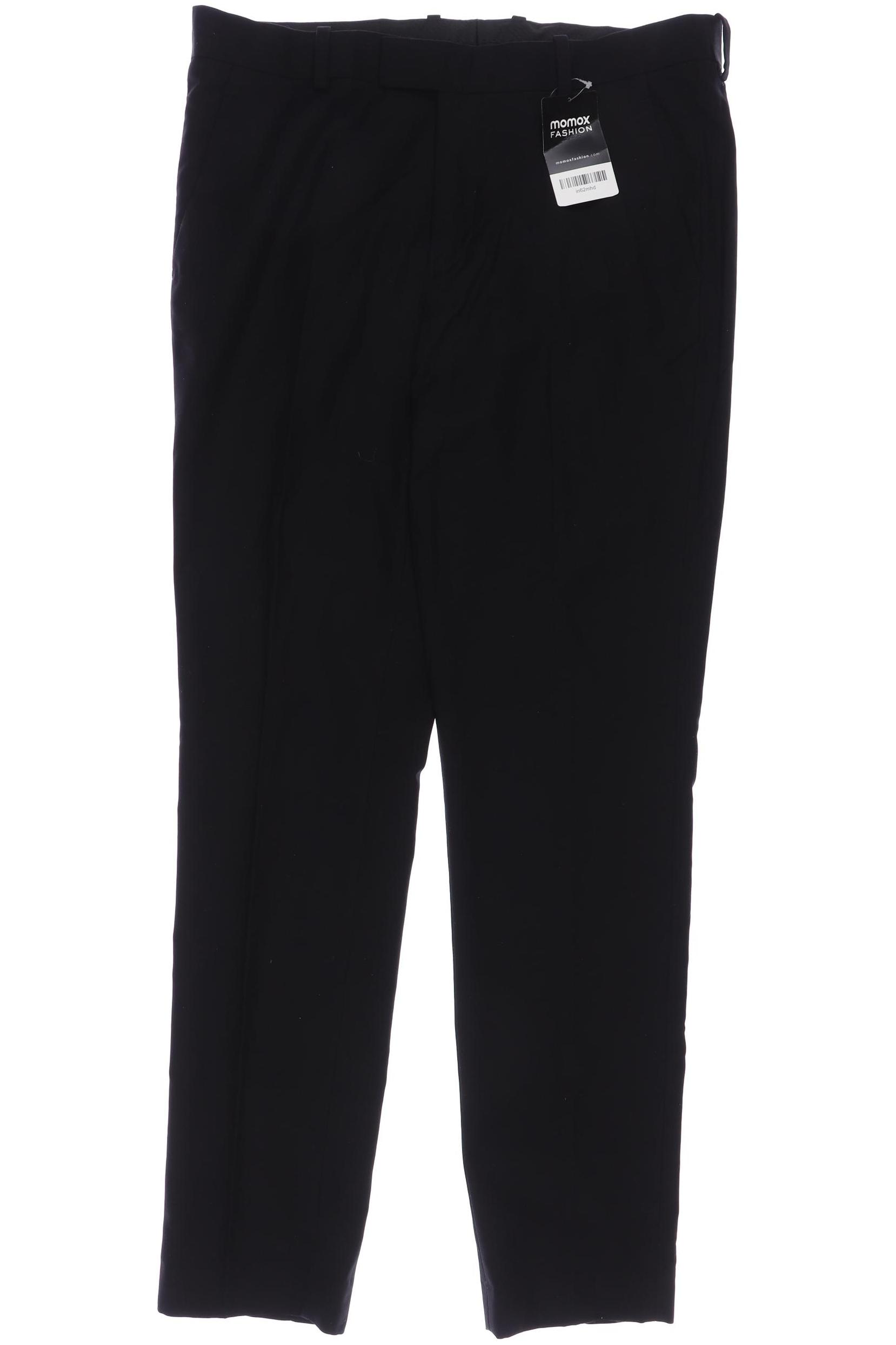 

H&M Herren Stoffhose, schwarz, Gr. 50