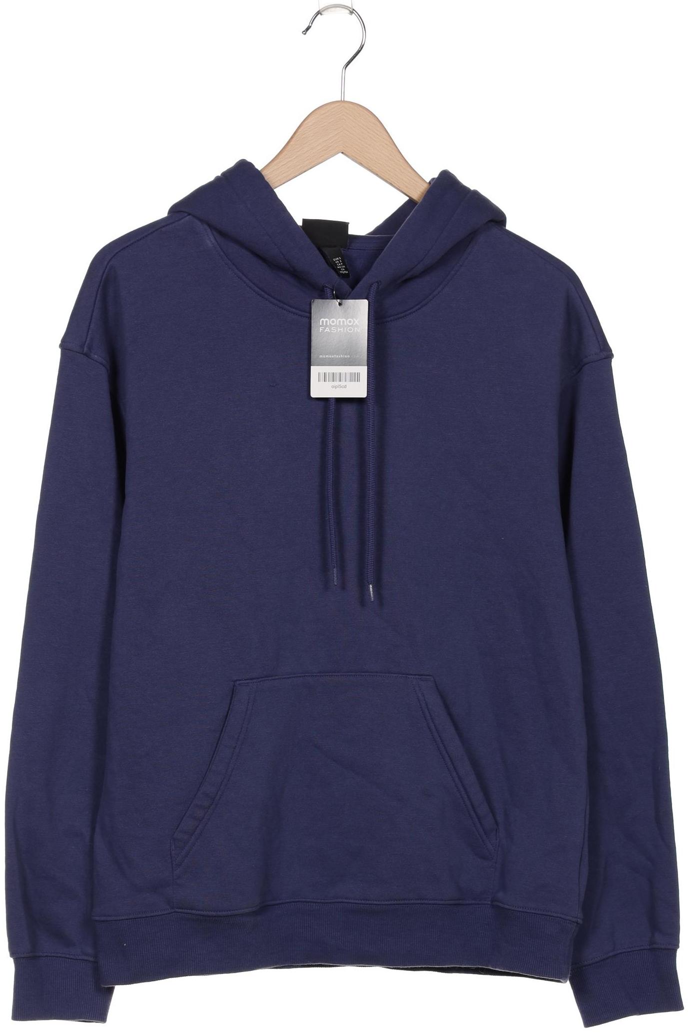 

H&M Herren Kapuzenpullover, blau, Gr. 46