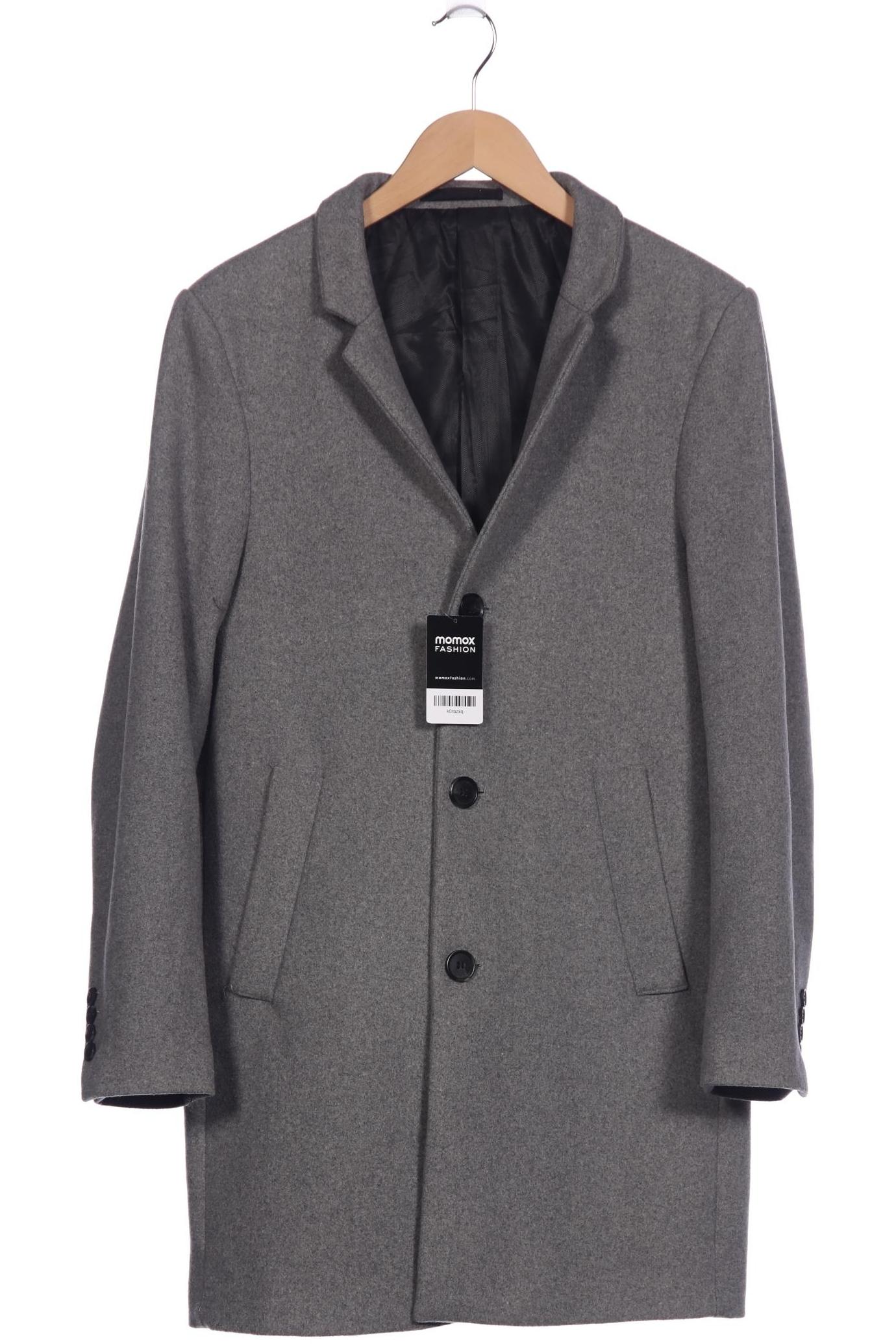 

H&M Herren Mantel, grau, Gr. 44