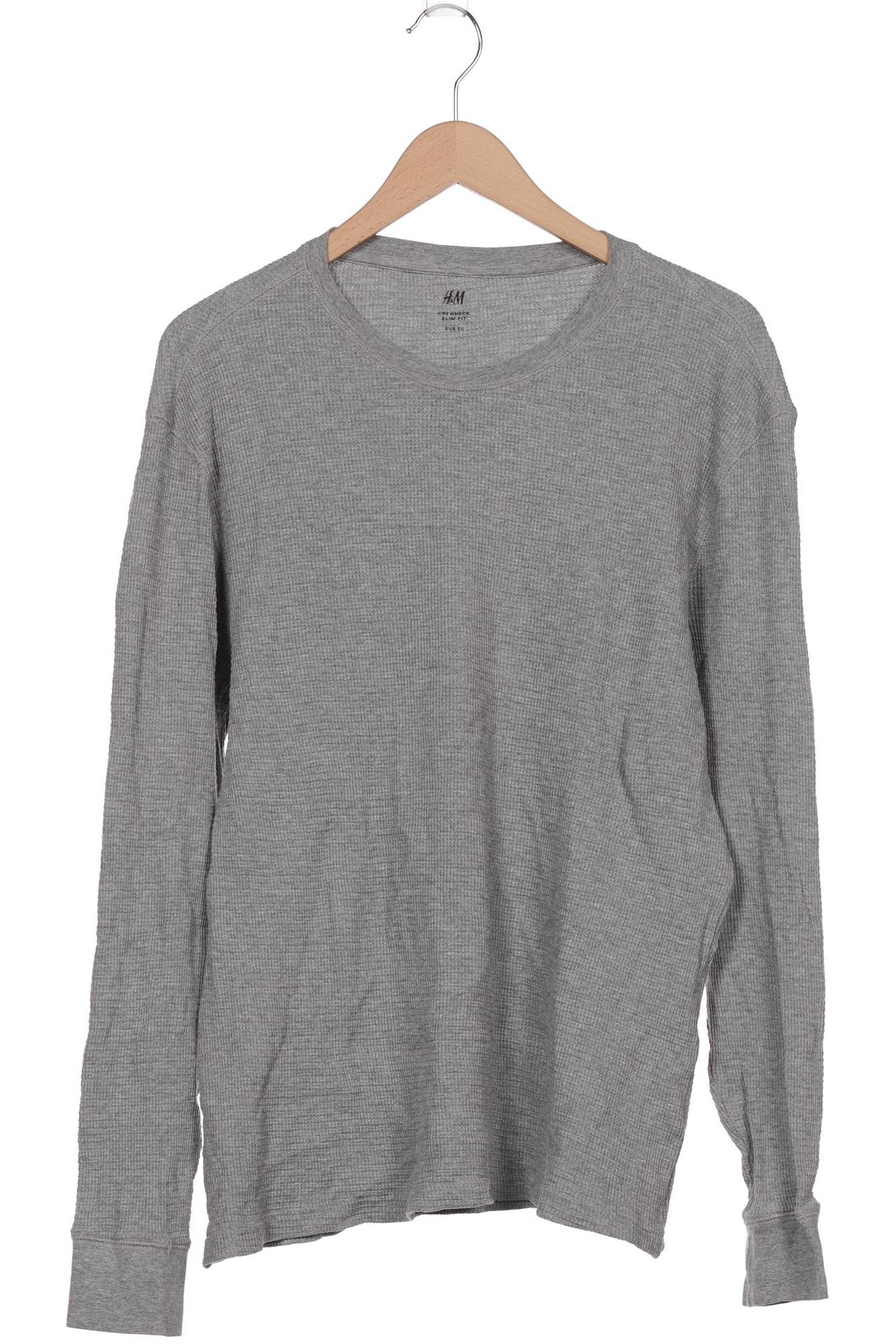 

H&M Herren Langarmshirt, grau