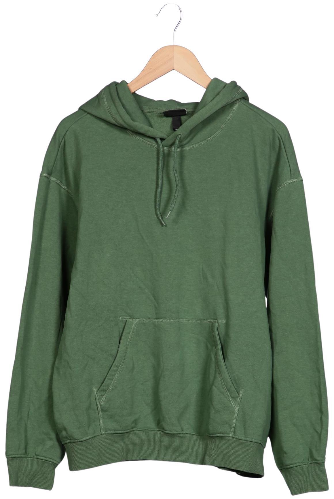 

H&M Herren Kapuzenpullover, grün, Gr. 48