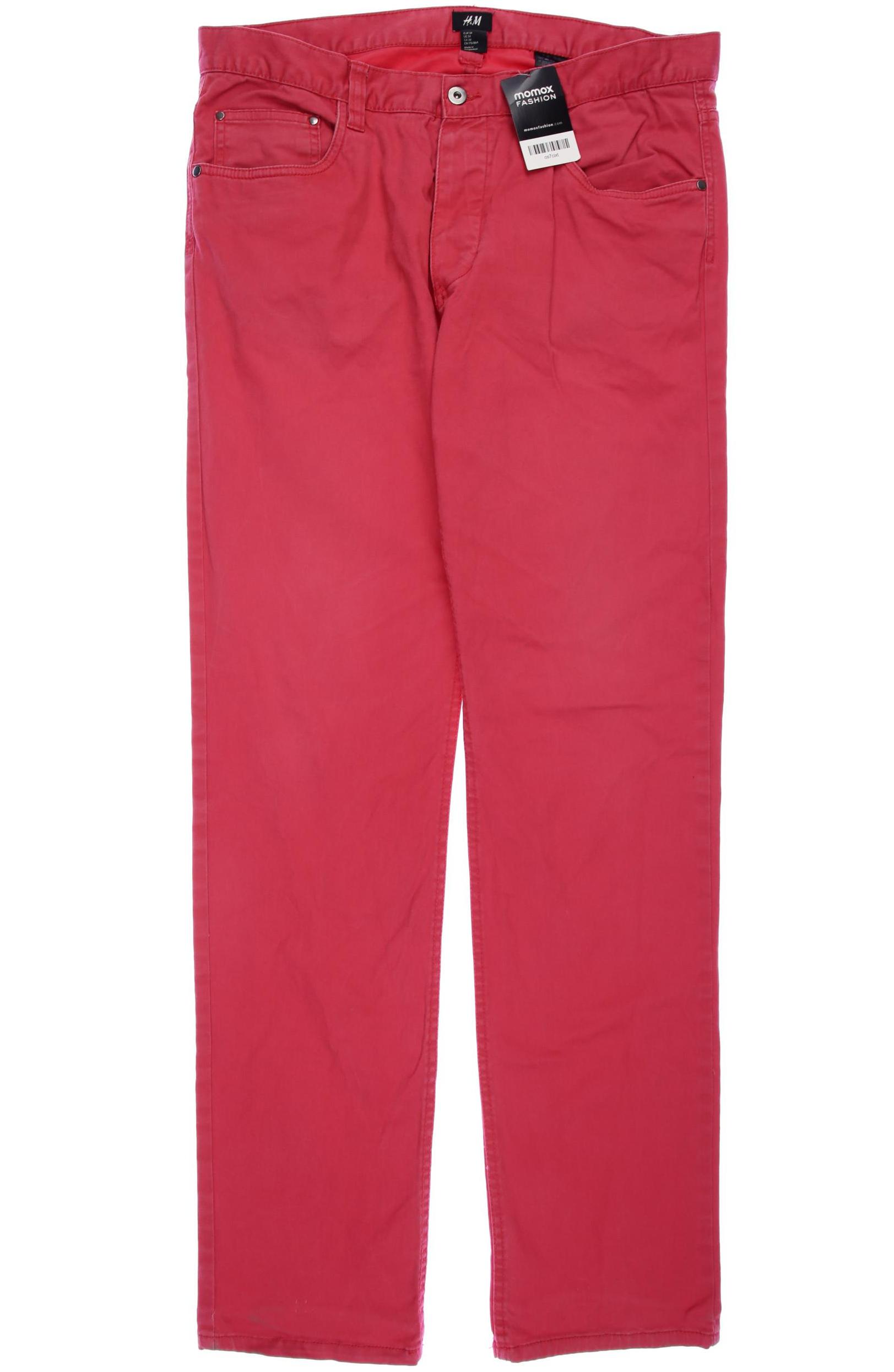 

H&M Herren Jeans, pink, Gr. 34