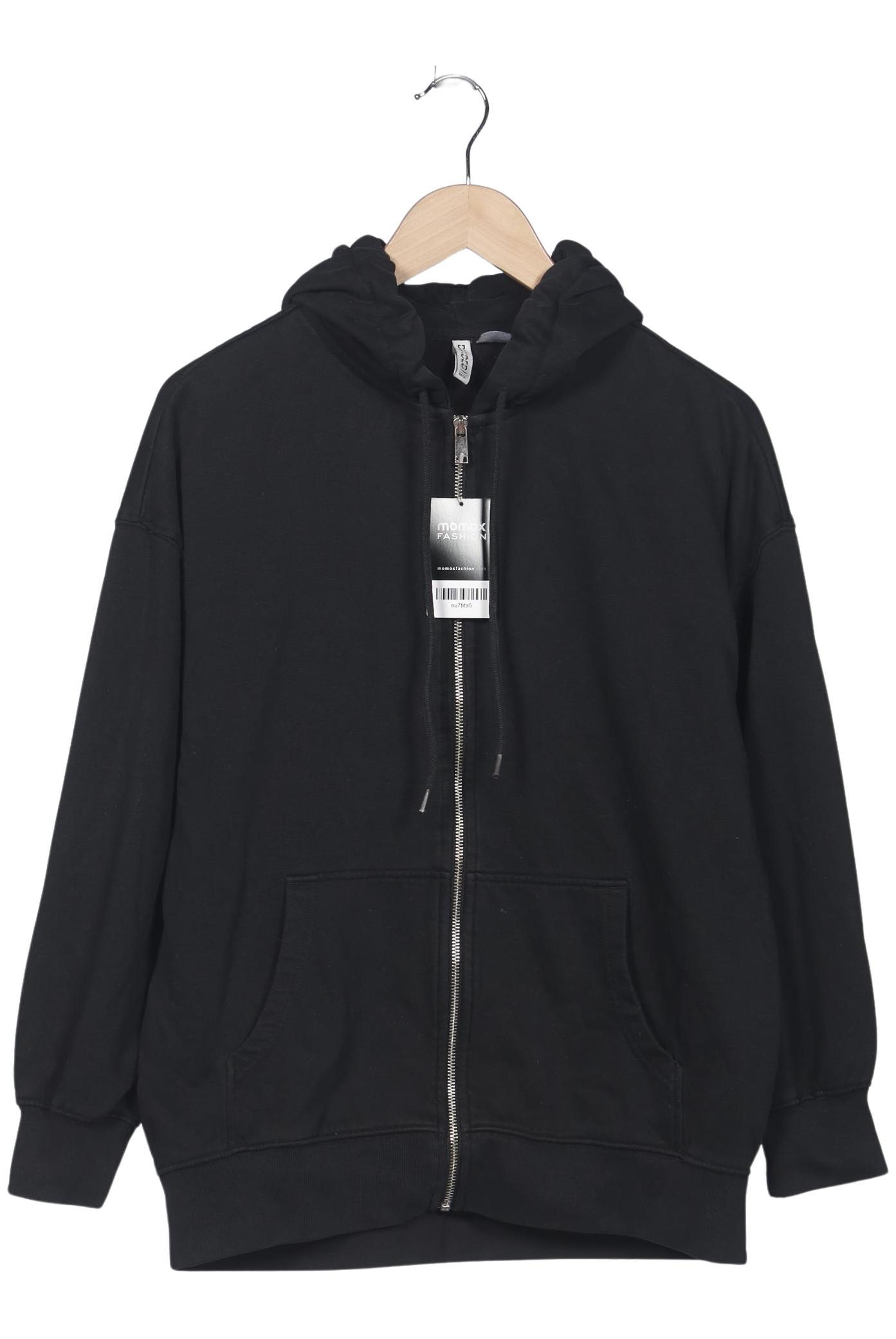 

H&M Herren Kapuzenpullover, schwarz, Gr. 48