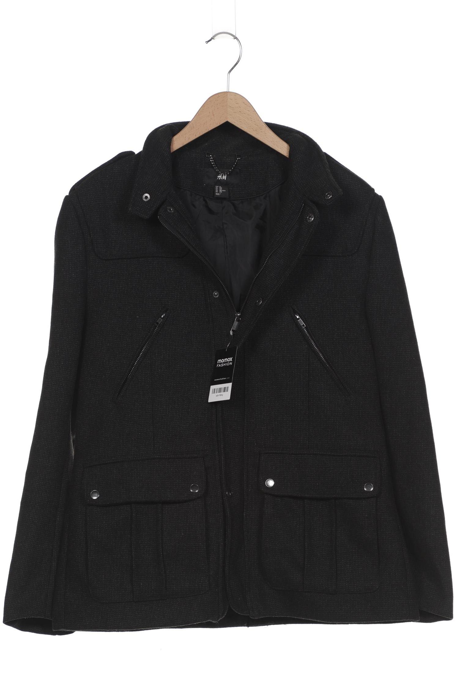 

H&M Herren Jacke, schwarz, Gr. 52