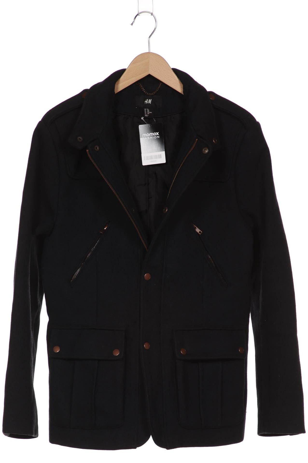 

H&M Herren Mantel, marineblau