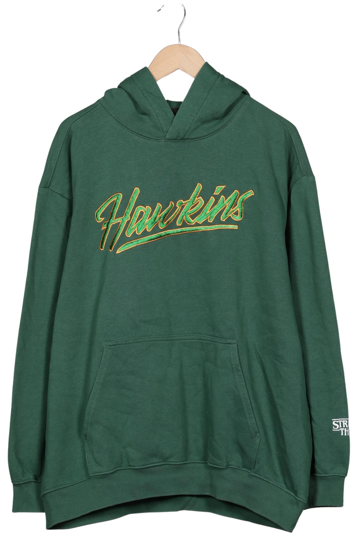 

H&M Herren Kapuzenpullover, grün, Gr. 56