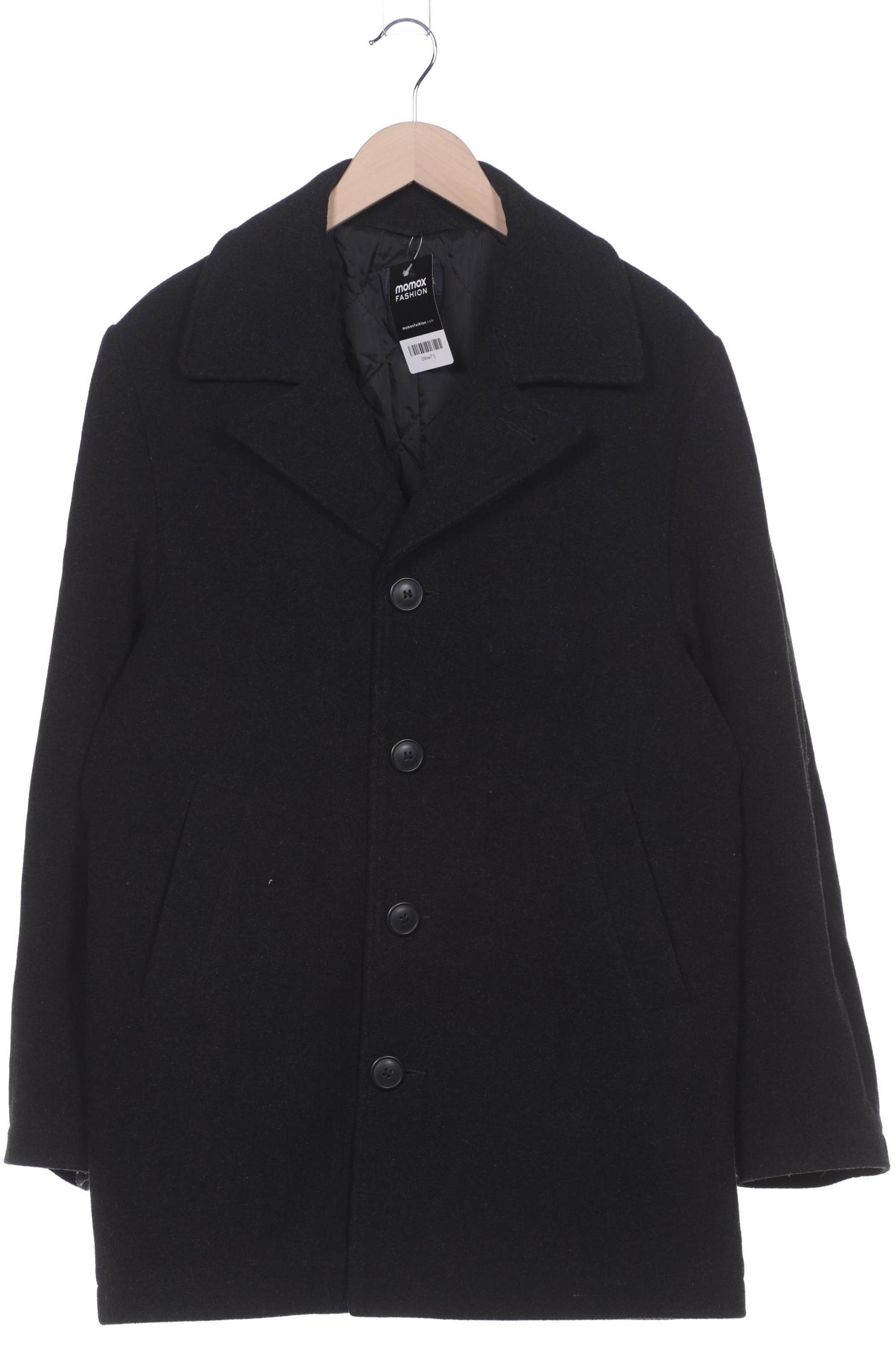 

H&M Herren Mantel, schwarz, Gr. 48
