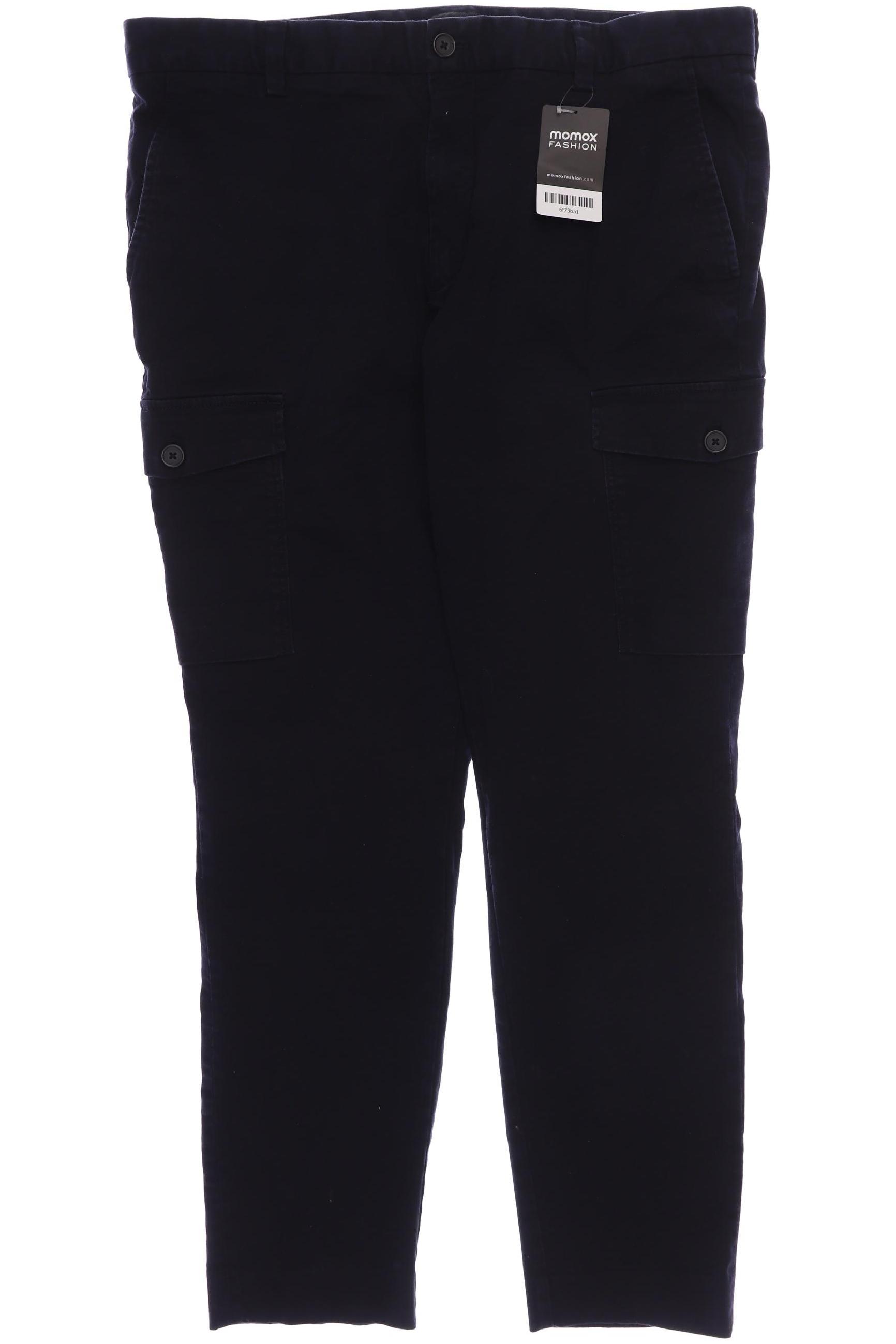 

H&M Herren Stoffhose, marineblau, Gr. 56