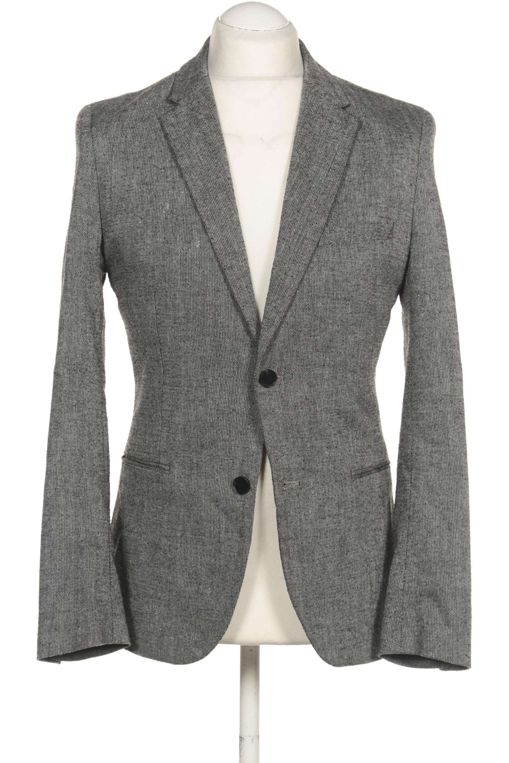

H&M Herren Sakko, schwarz, Gr. 50
