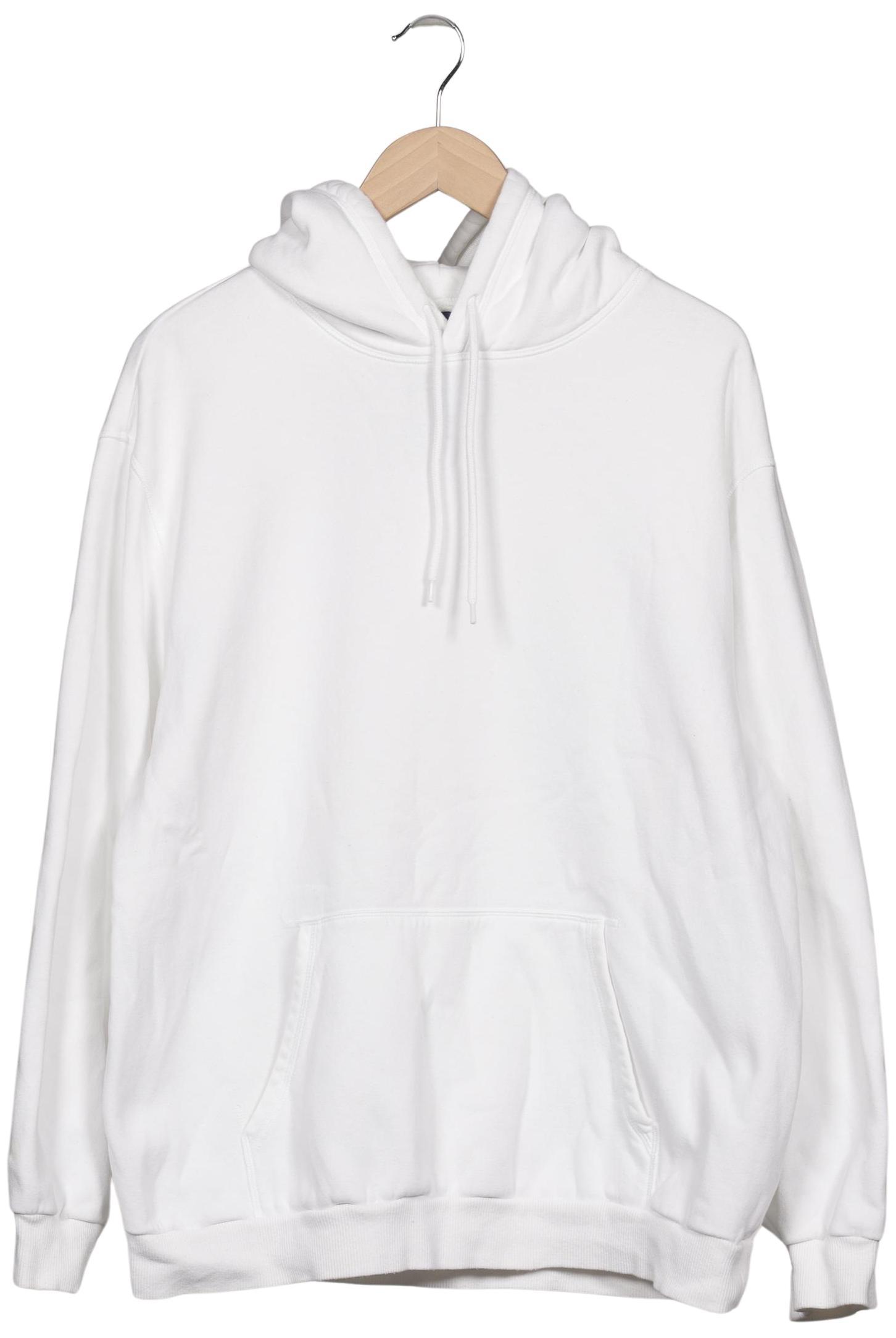 

H&M Herren Kapuzenpullover, weiß, Gr. 54