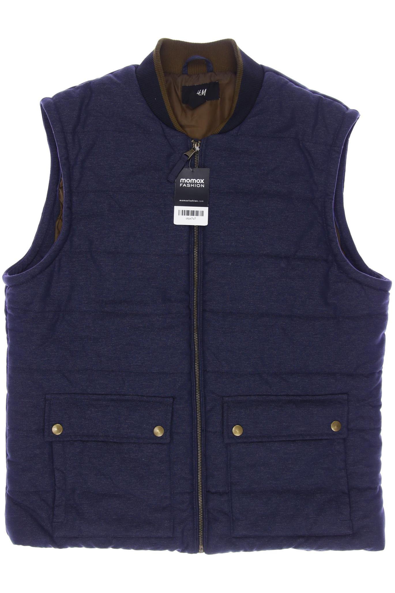 

H&M Herren Weste, marineblau, Gr. 56