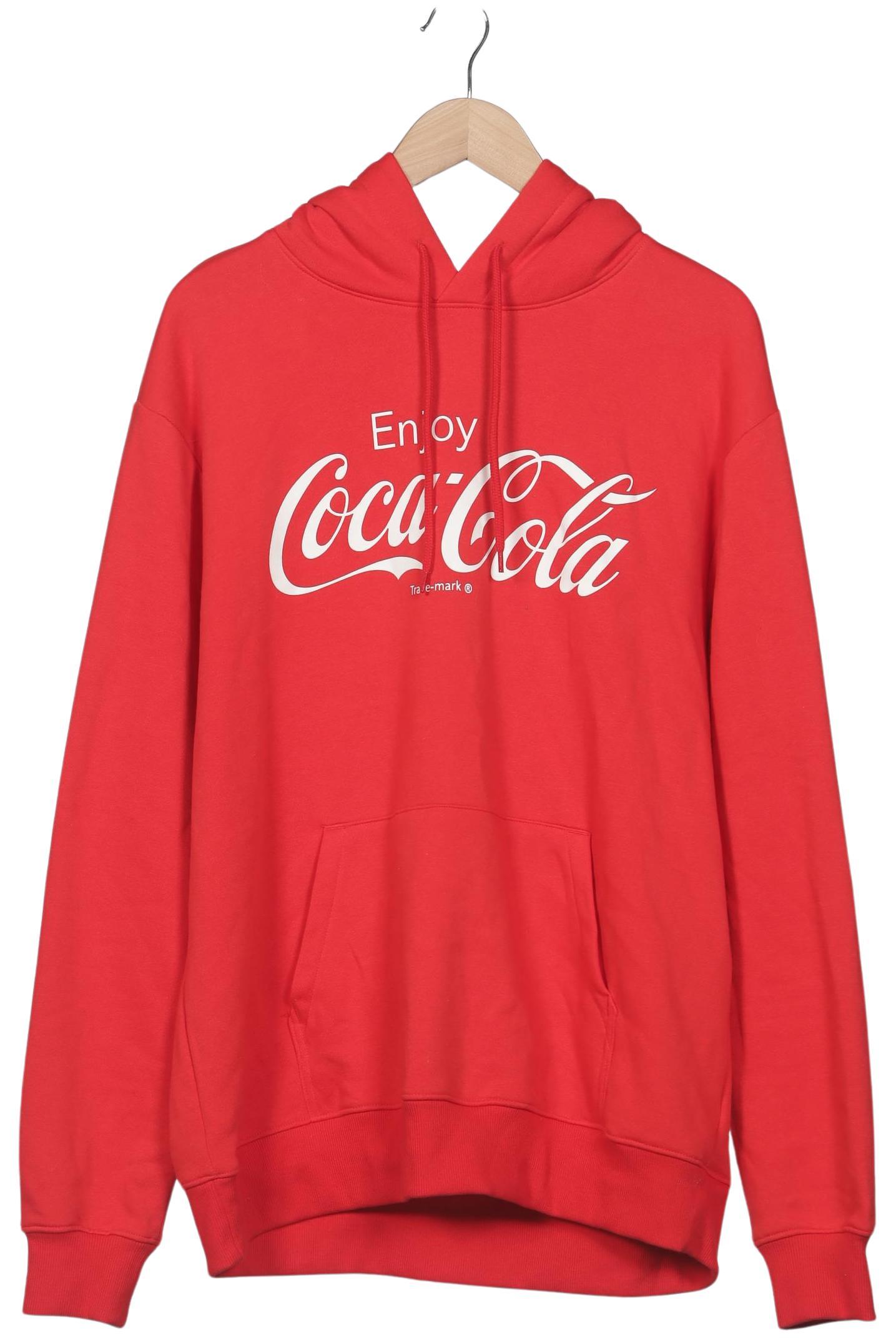 

H&M Herren Kapuzenpullover, rot, Gr. 54