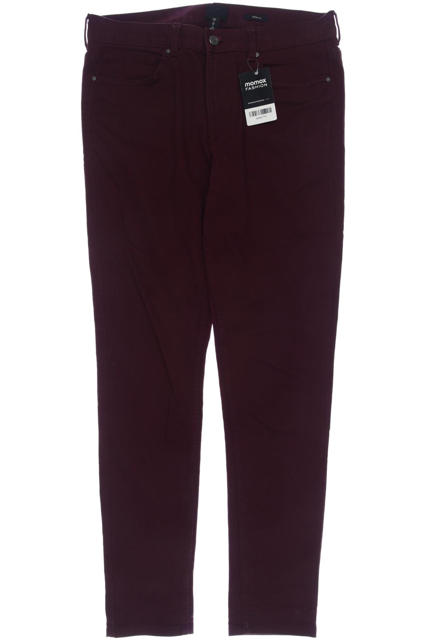 

H&M Herren Jeans, bordeaux, Gr. 31
