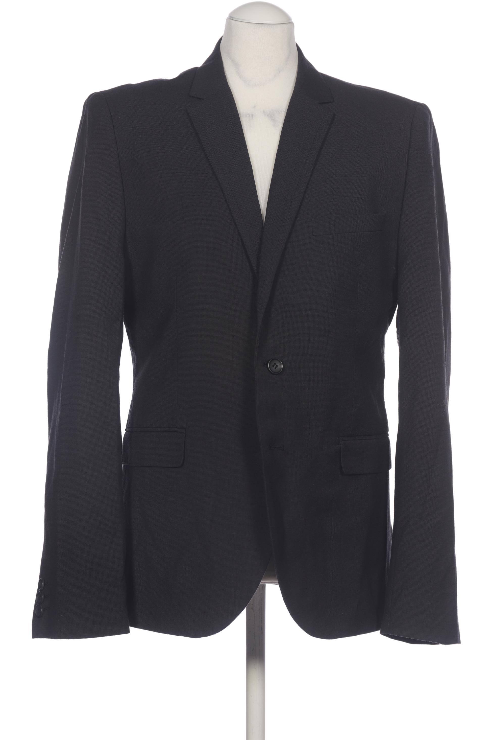 

H&M Herren Sakko, schwarz, Gr. 52