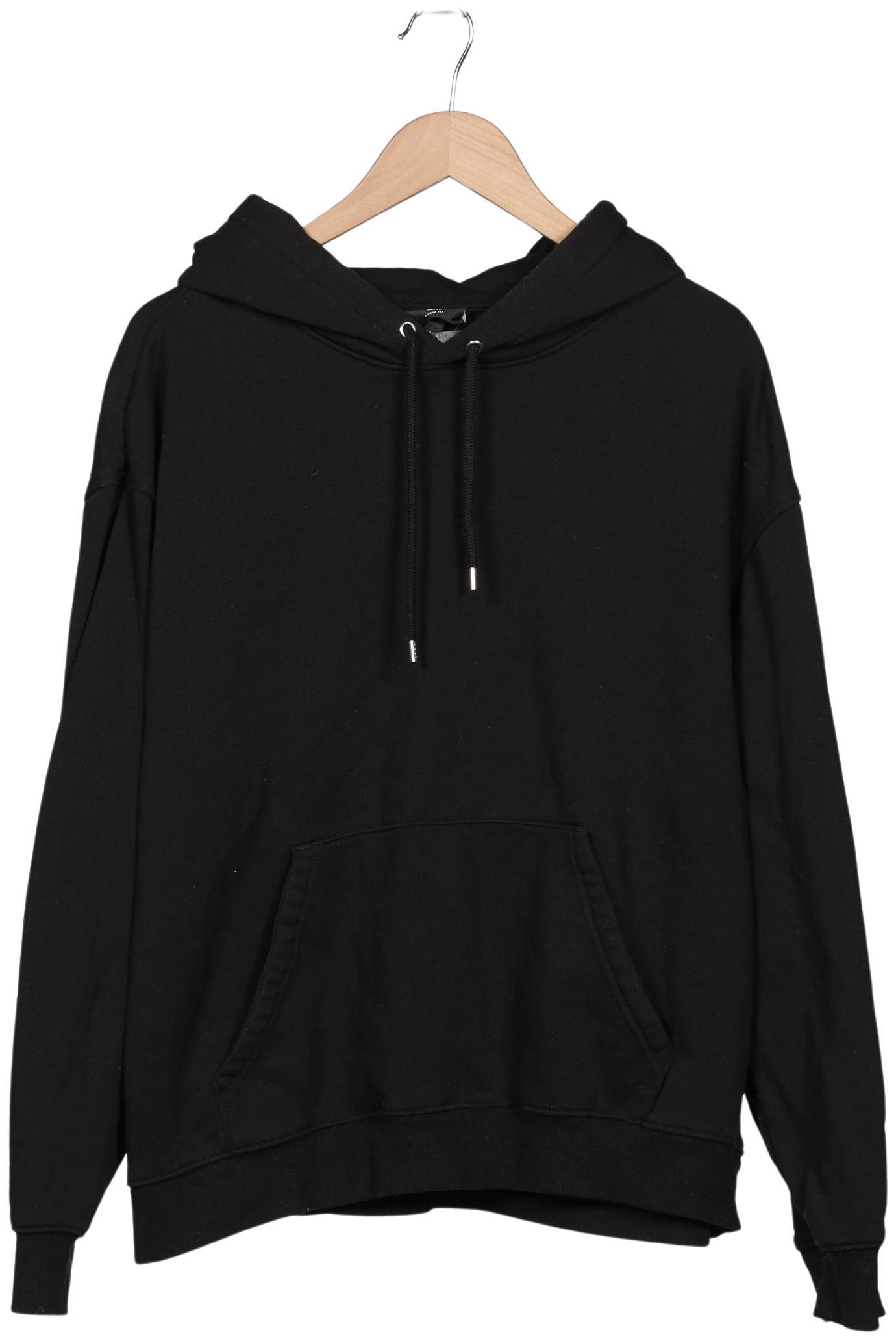 

H&M Herren Kapuzenpullover, schwarz, Gr. 54