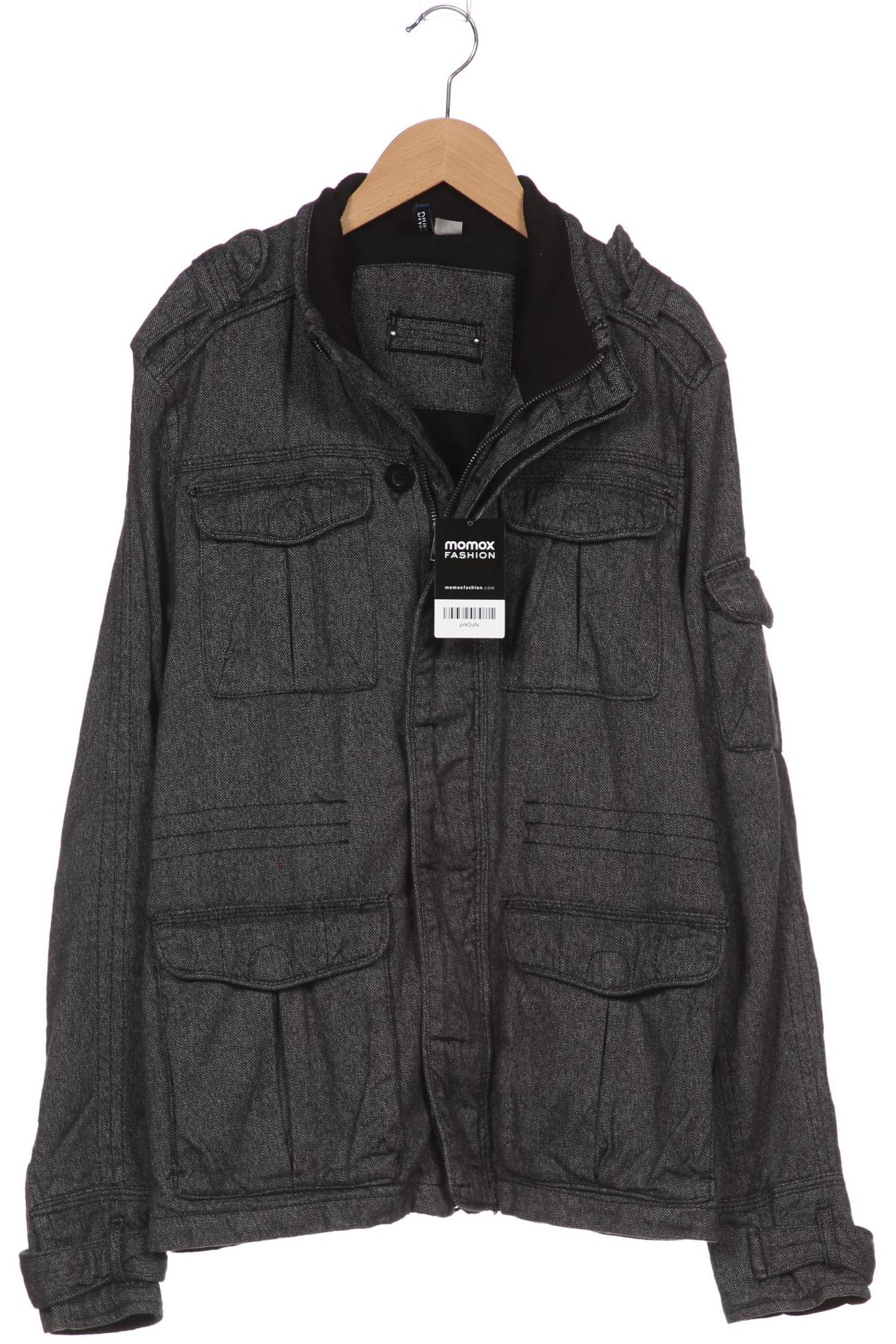 

H&M Herren Jacke, grau, Gr. 48