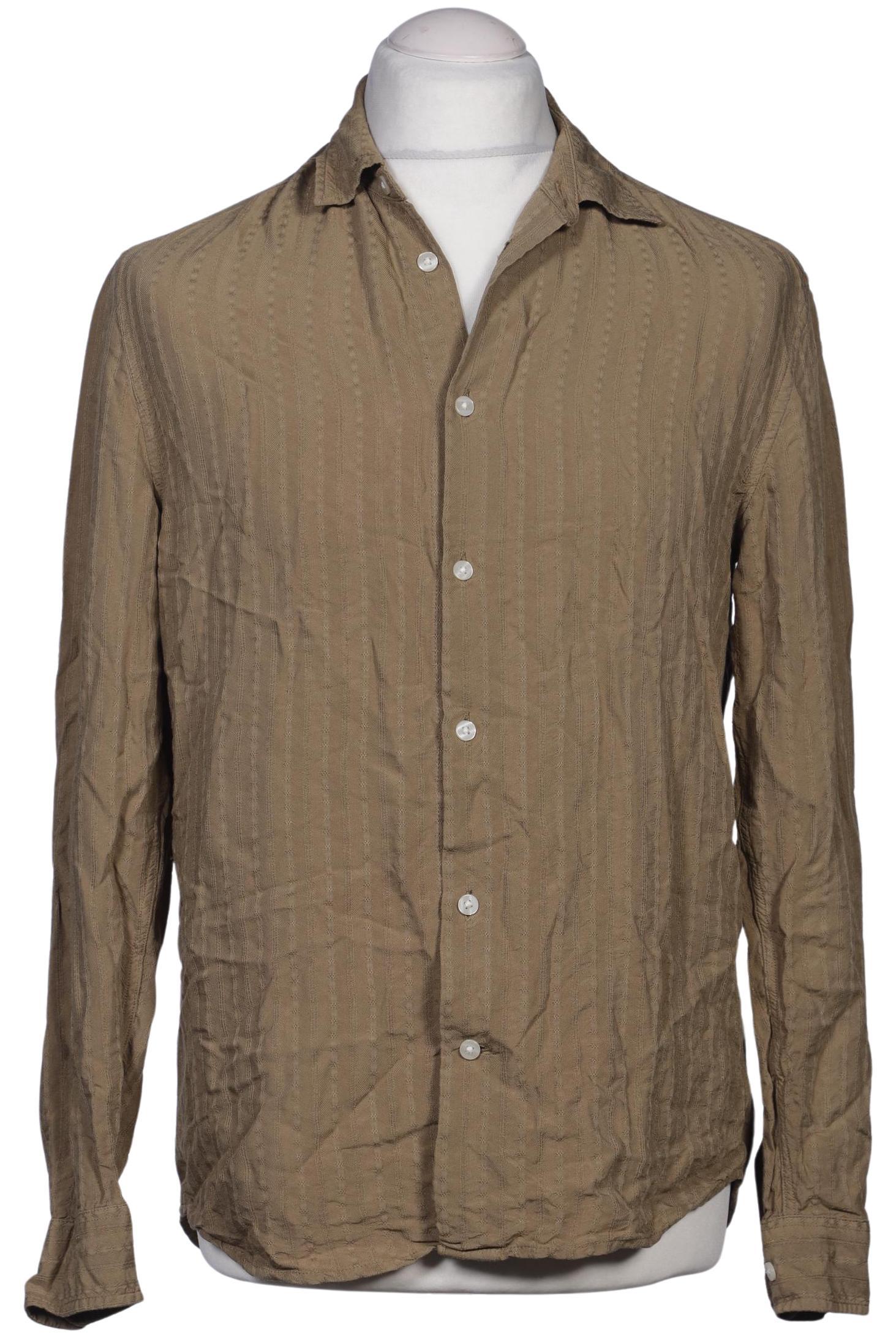 

H&M Herren Hemd, beige, Gr. 46