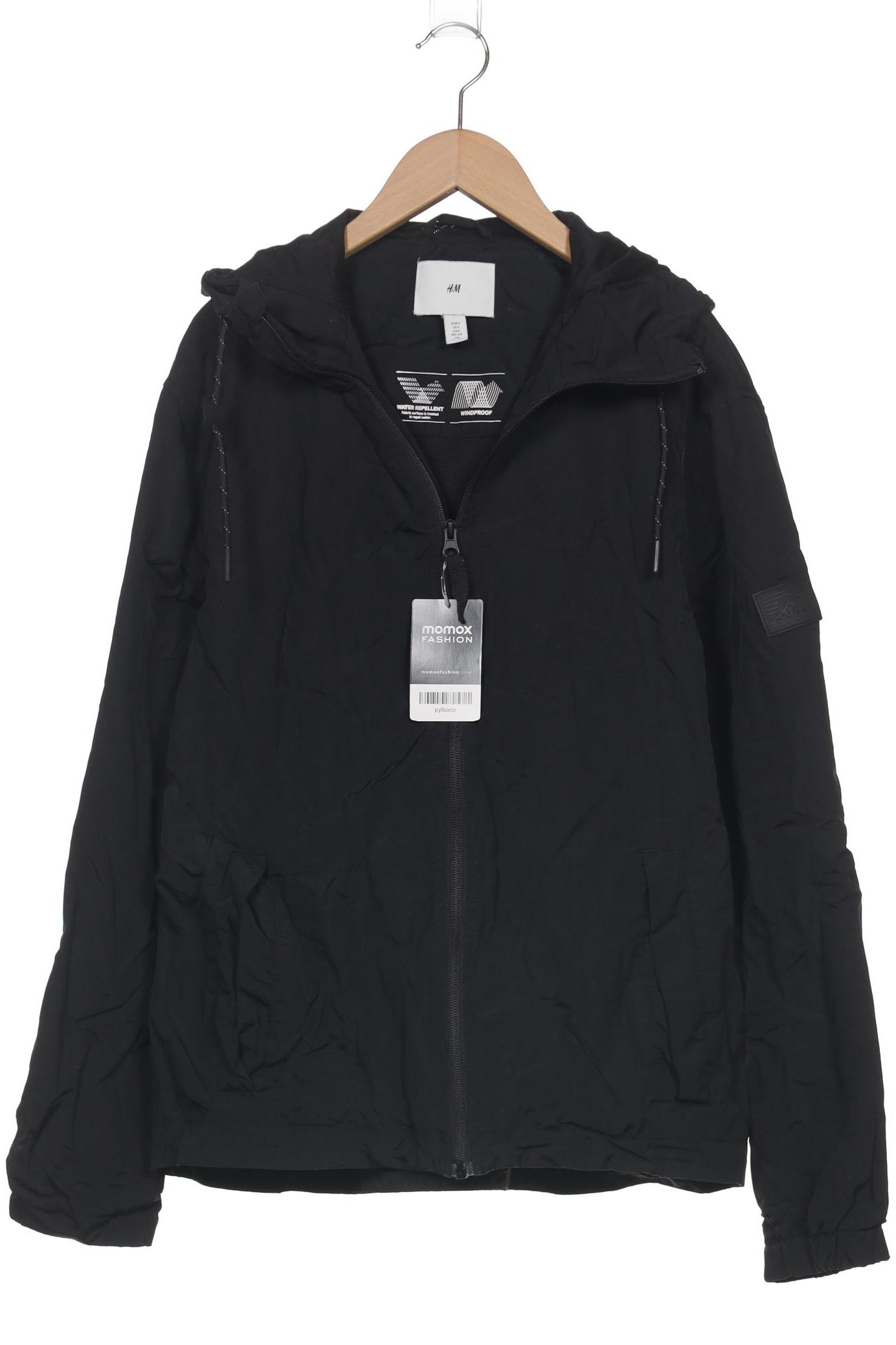 

H&M Herren Jacke, schwarz, Gr. 46