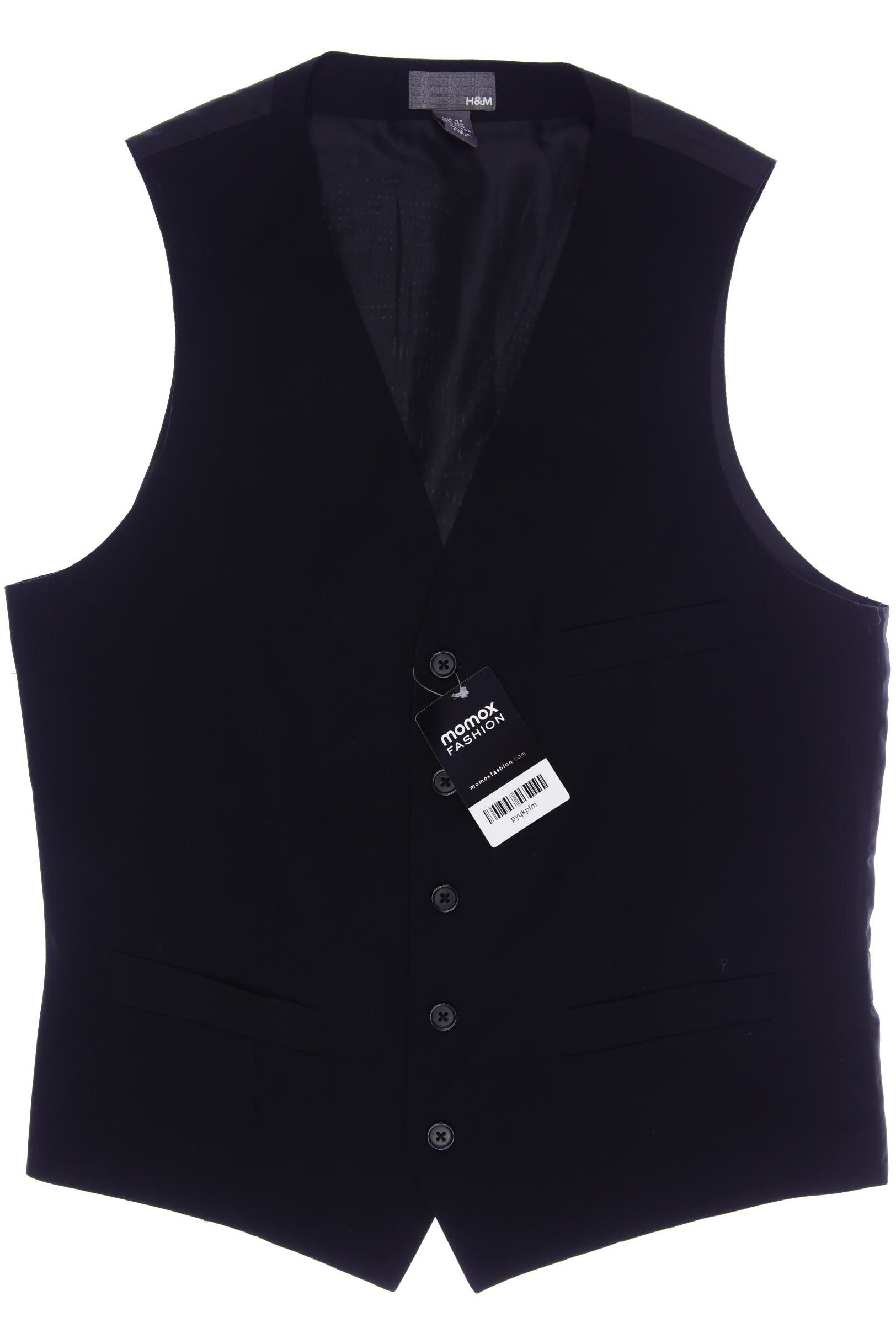 

H&M Herren Weste, schwarz