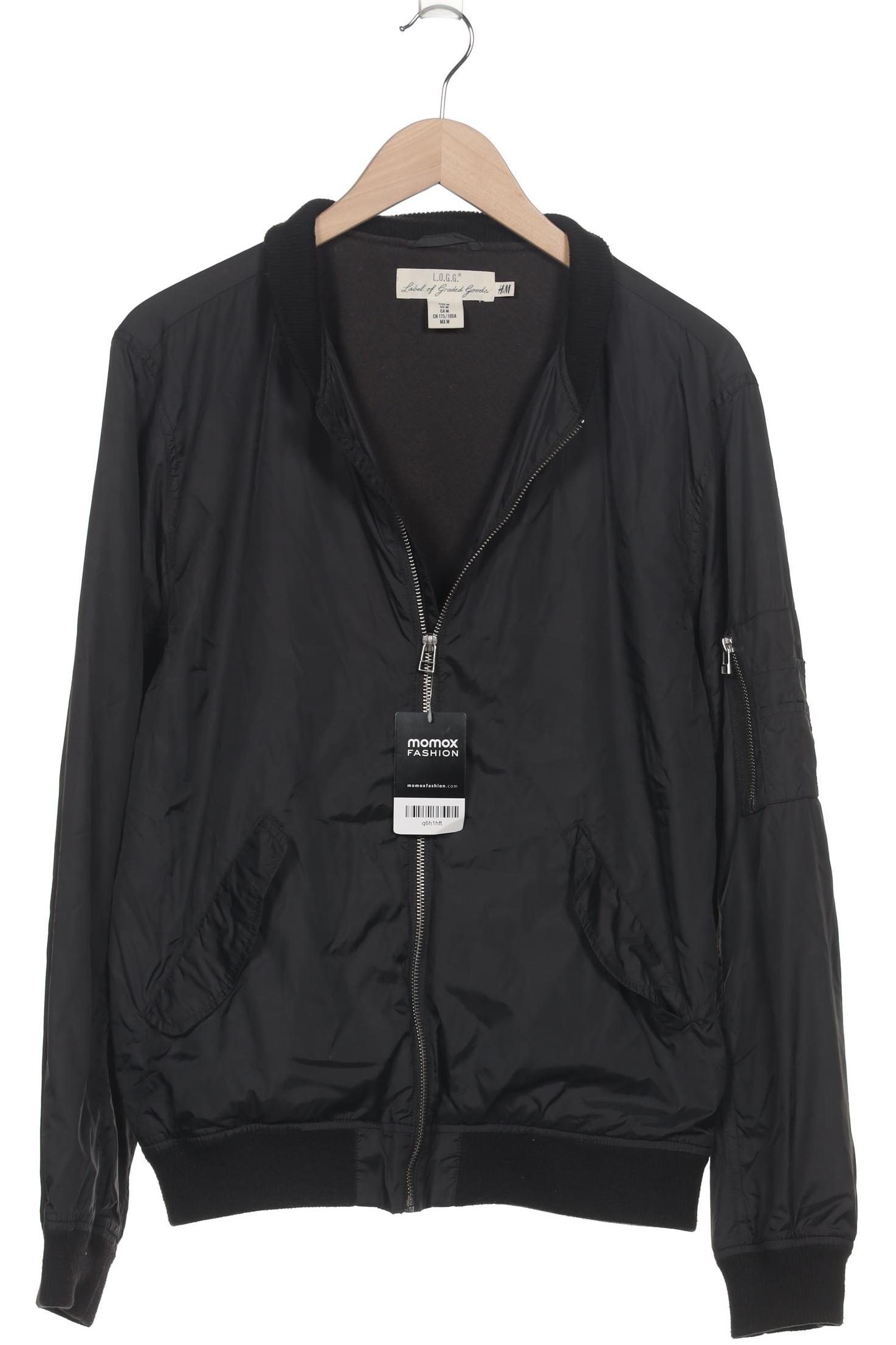 

H&M Herren Jacke, schwarz, Gr. 48
