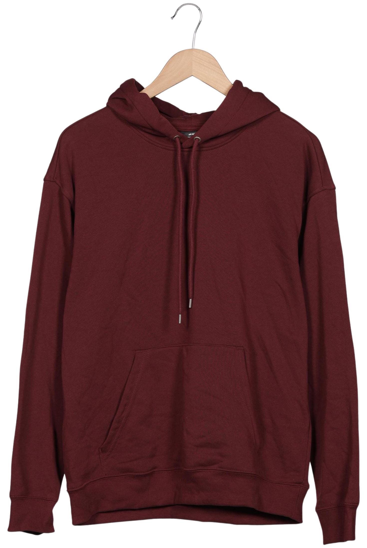 Thumbnail - H&amp;M Herren Kapuzenpullover, bordeaux, Gr. 48