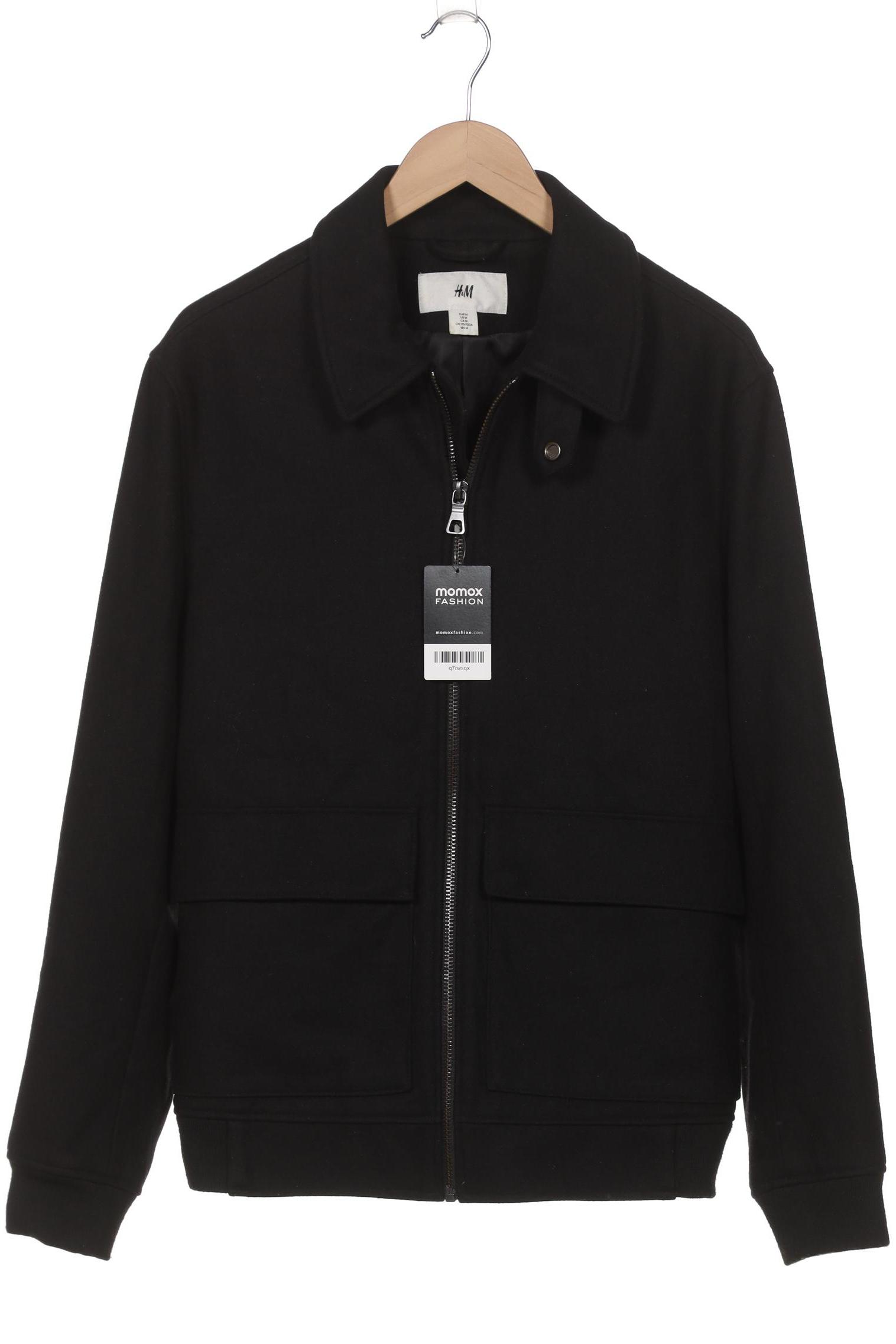 

H&M Herren Jacke, schwarz, Gr. 48