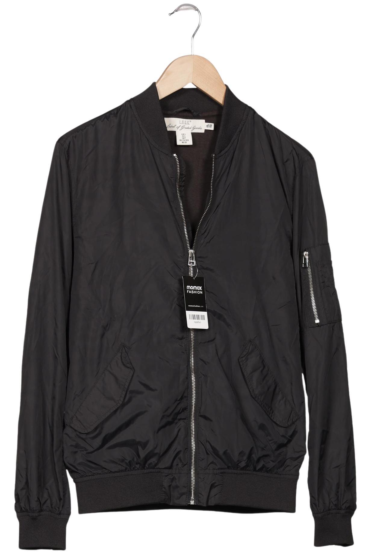 

H&M Herren Jacke, schwarz, Gr. 46