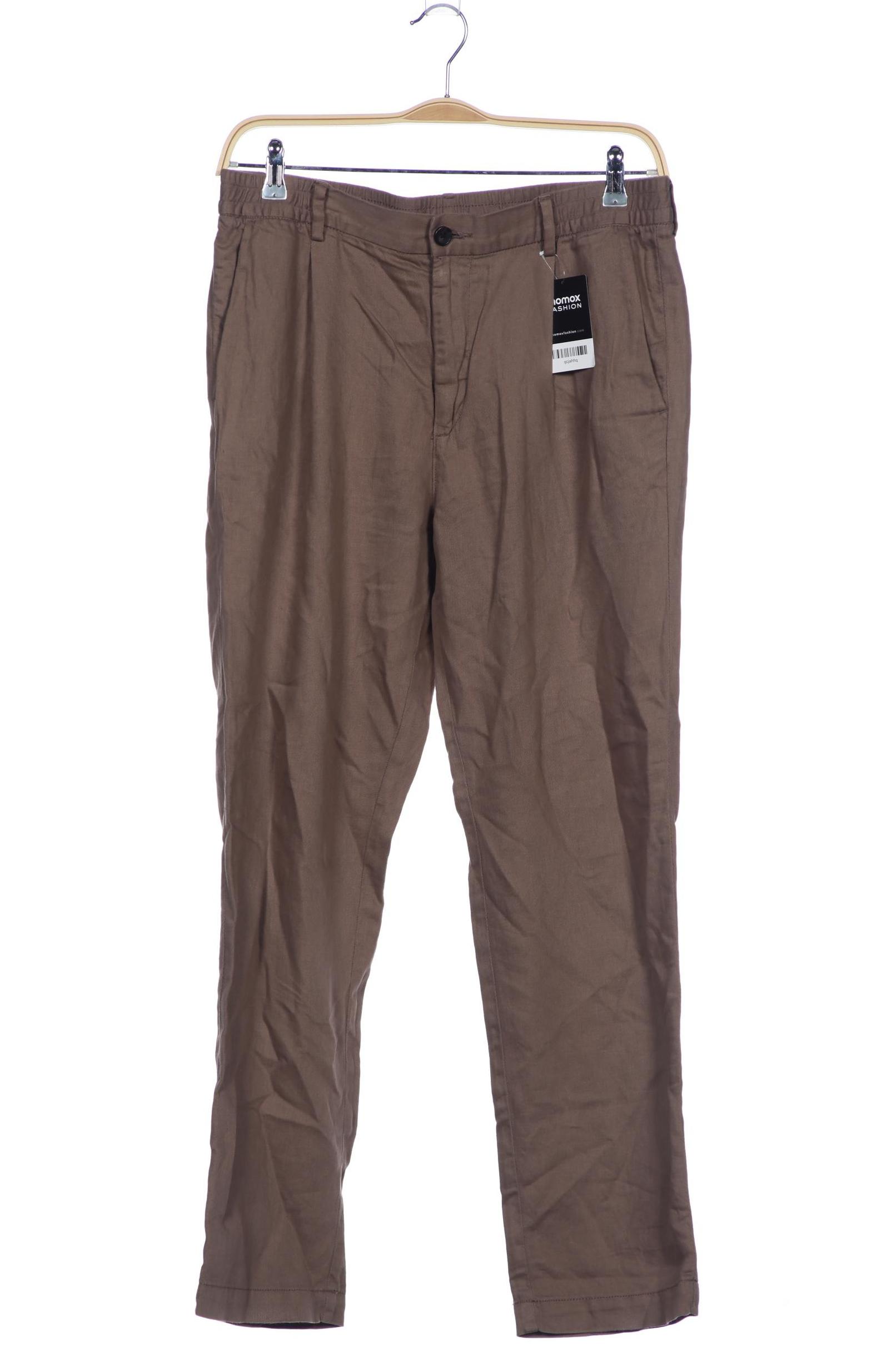 

H&M Herren Stoffhose, braun, Gr. 34