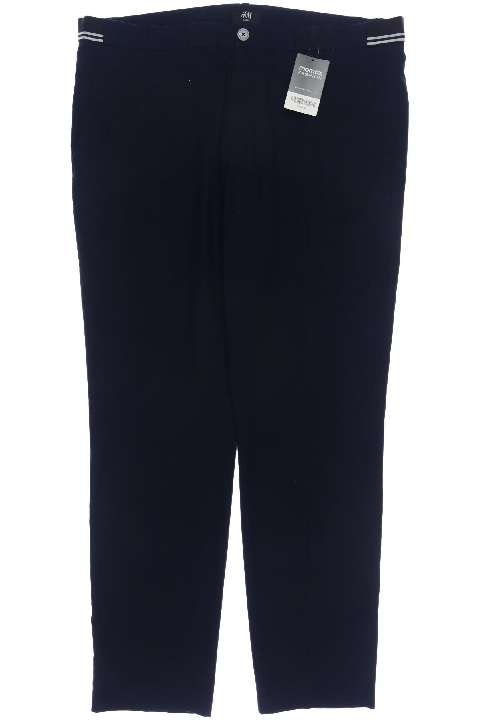 

H&M Herren Stoffhose, marineblau, Gr. 56