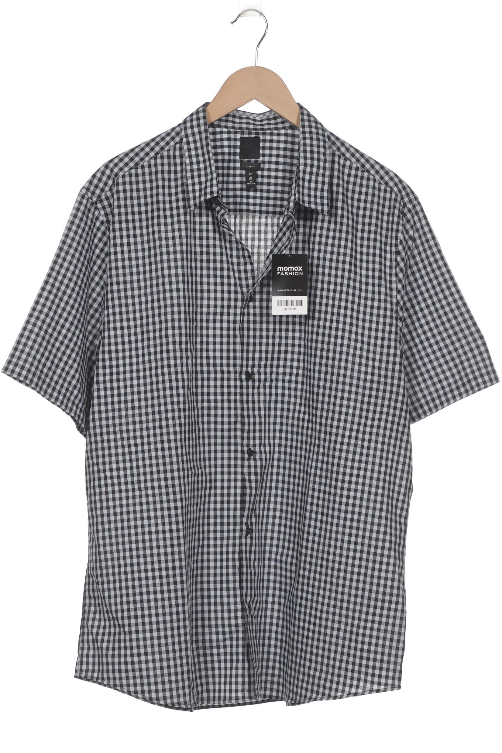 

H&M Herren Hemd, marineblau, Gr. 56