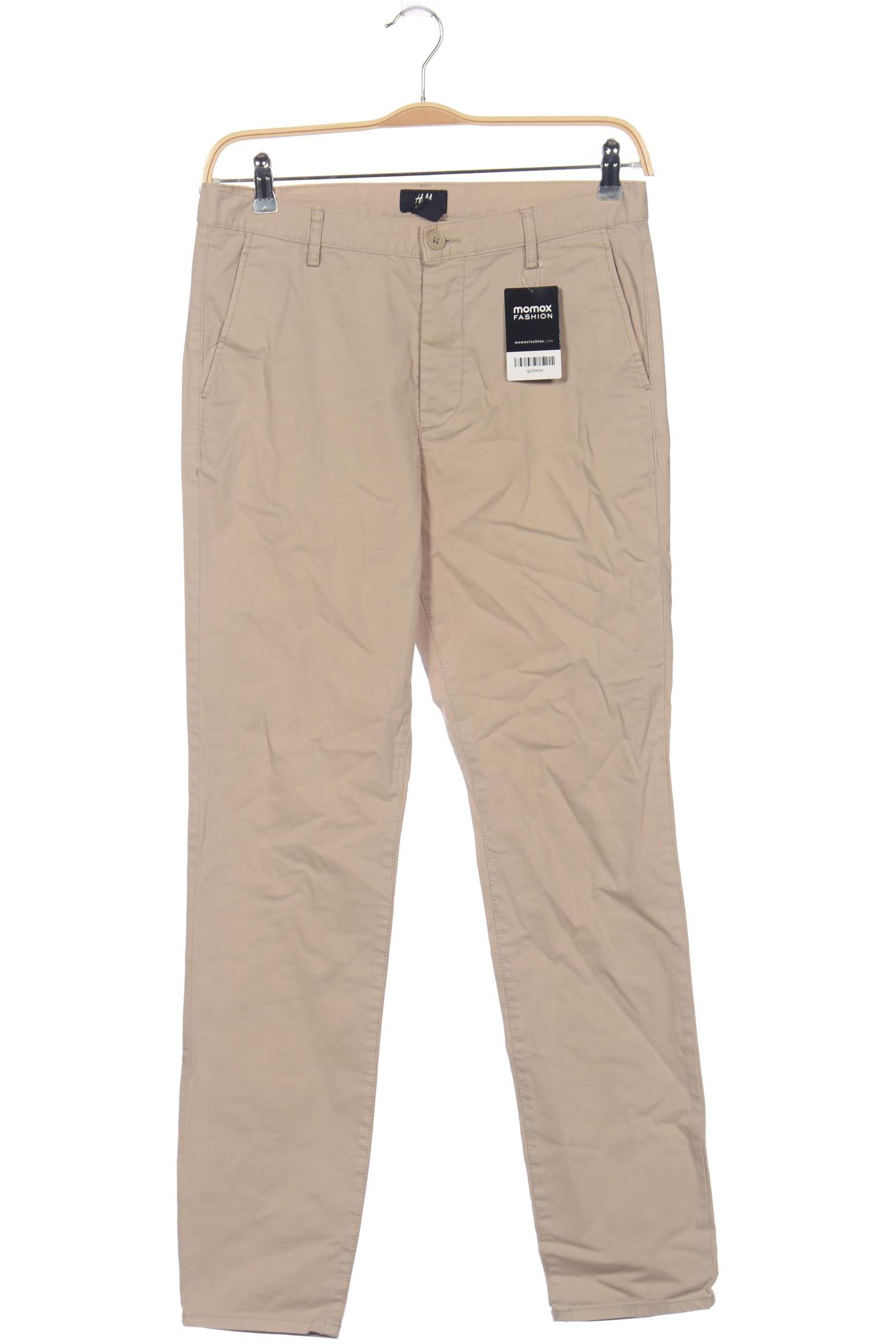 

H&M Herren Stoffhose, beige, Gr. 48